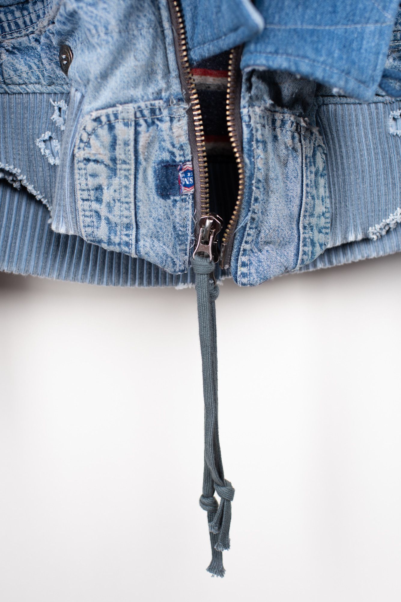 Greg Lauren Brand New Denim Flight Jacket Size US M / EU 48-50 / 2 - 11 Thumbnail