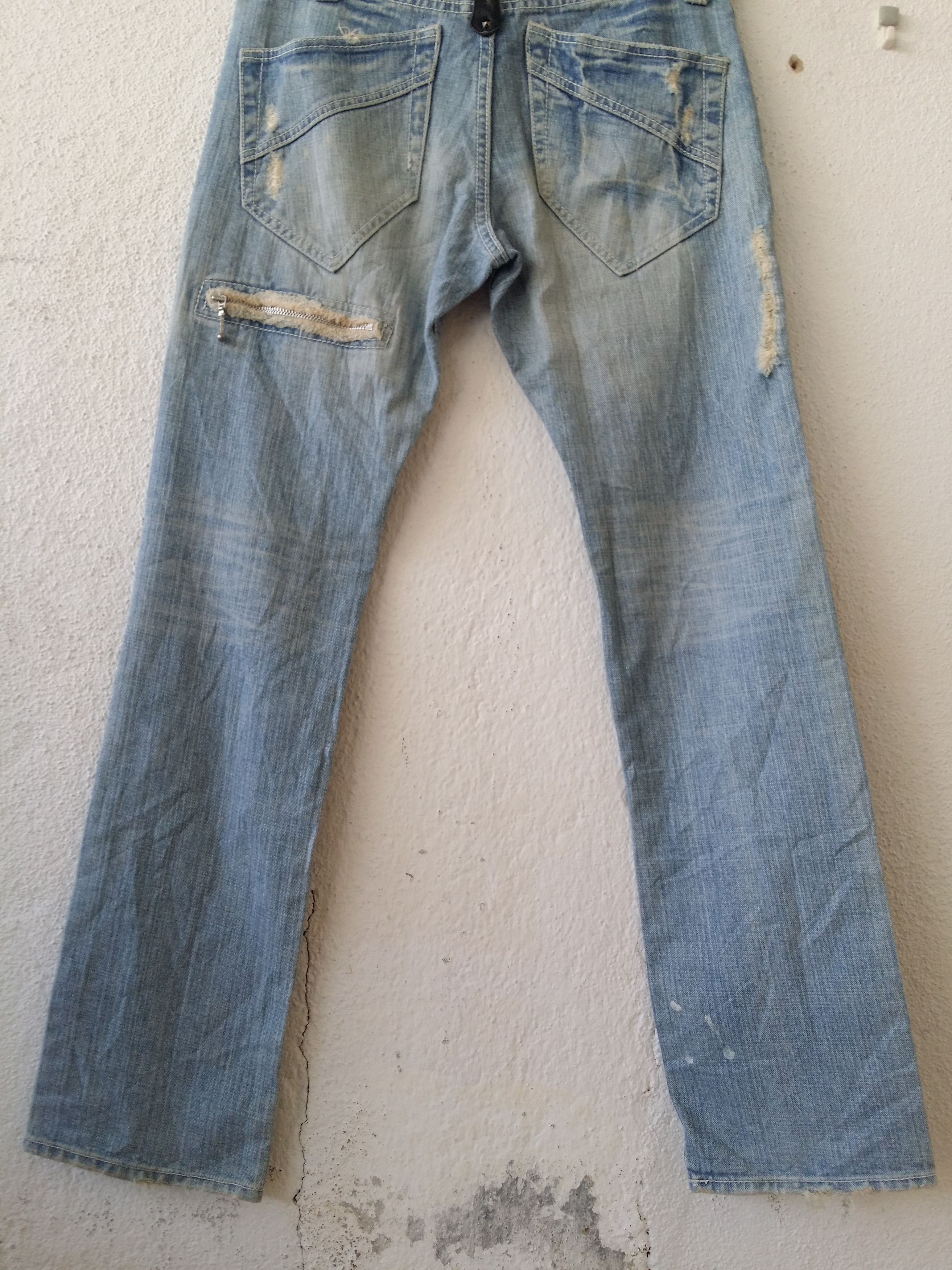Boycott Japanese Brand Boycott Distressed Washed Ripped Style Size US 34 / EU 50 - 13 Thumbnail