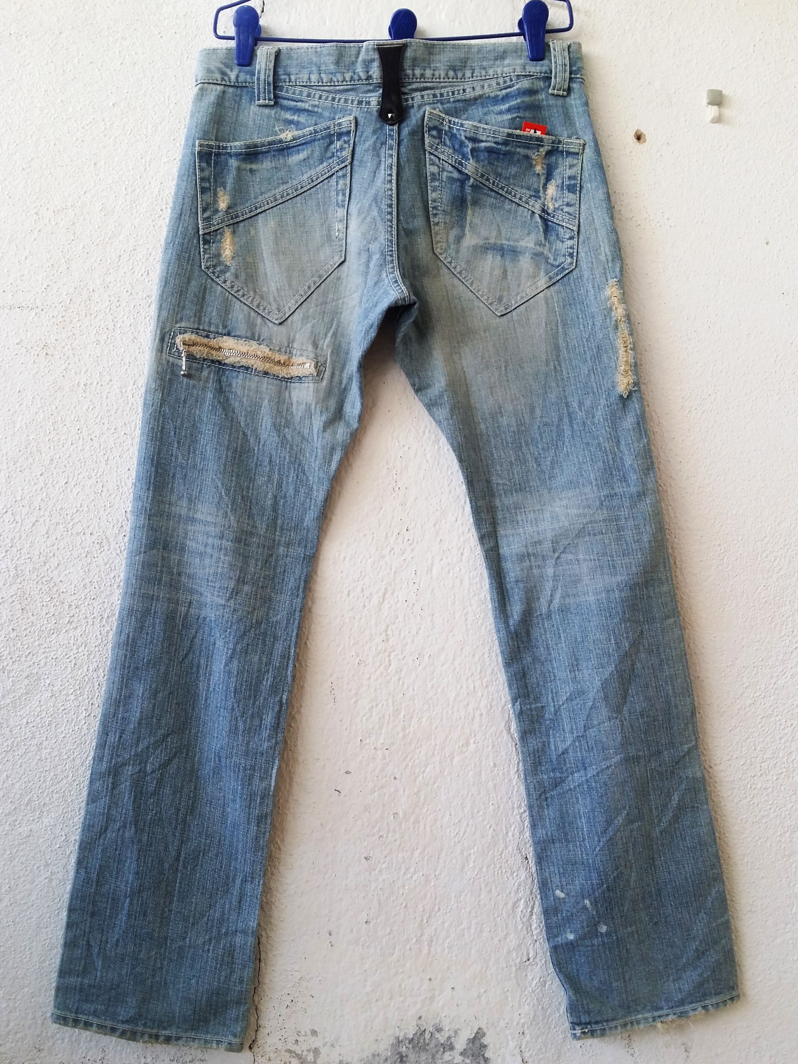 Boycott Japanese Brand Boycott Distressed Washed Ripped Style Size US 34 / EU 50 - 2 Thumbnail