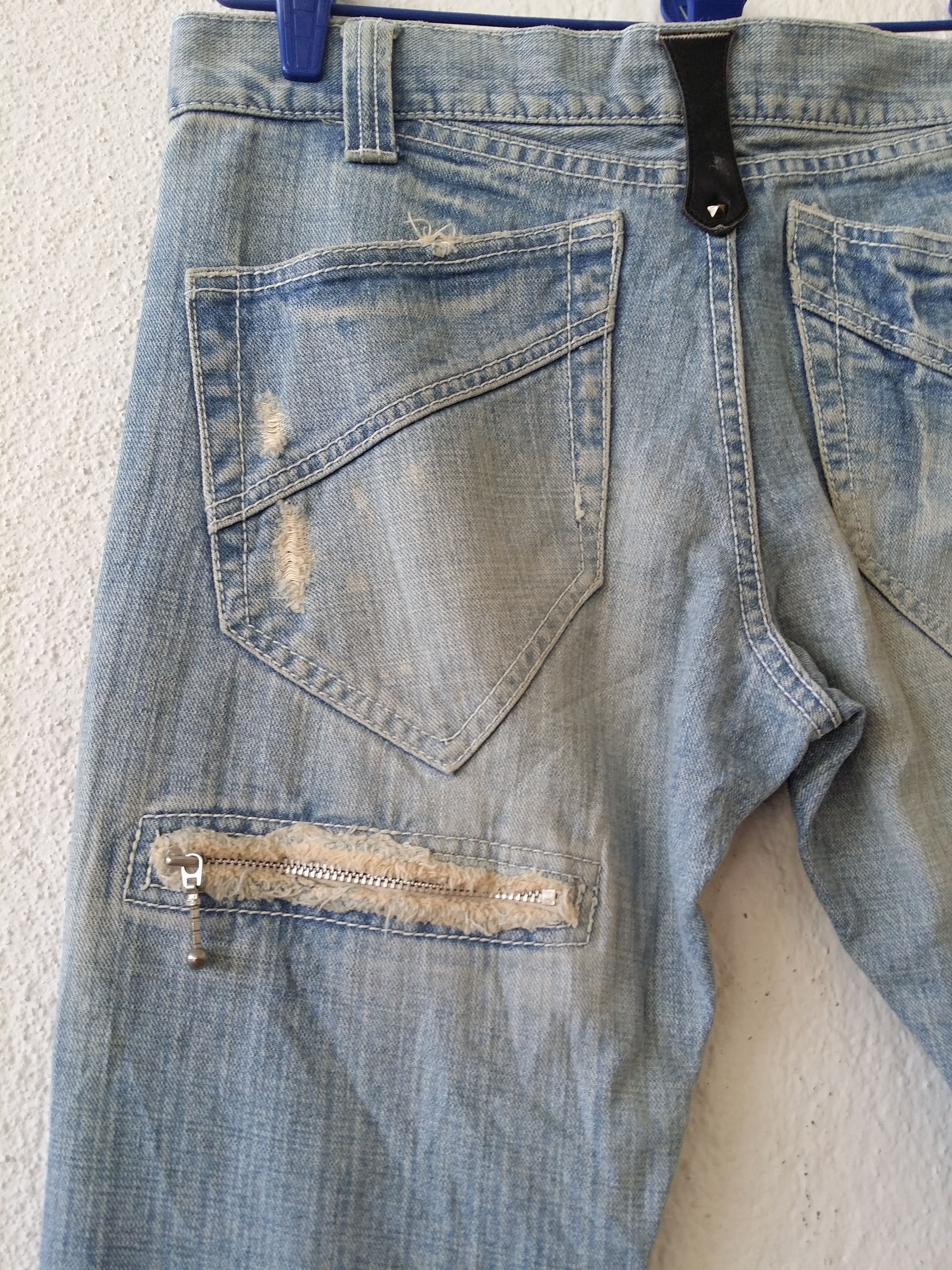 Boycott Japanese Brand Boycott Distressed Washed Ripped Style Size US 34 / EU 50 - 10 Thumbnail