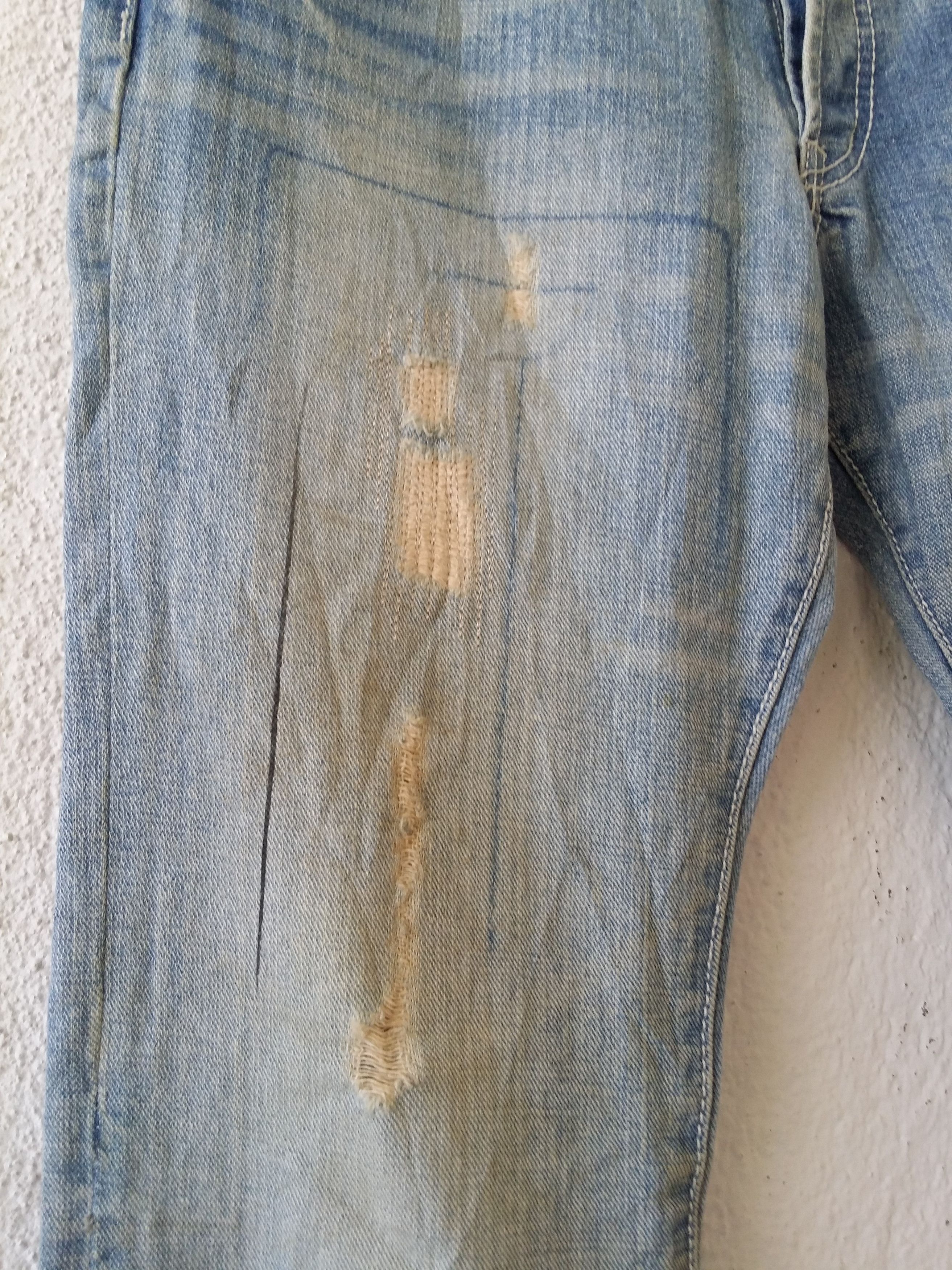 Boycott Japanese Brand Boycott Distressed Washed Ripped Style Size US 34 / EU 50 - 6 Thumbnail