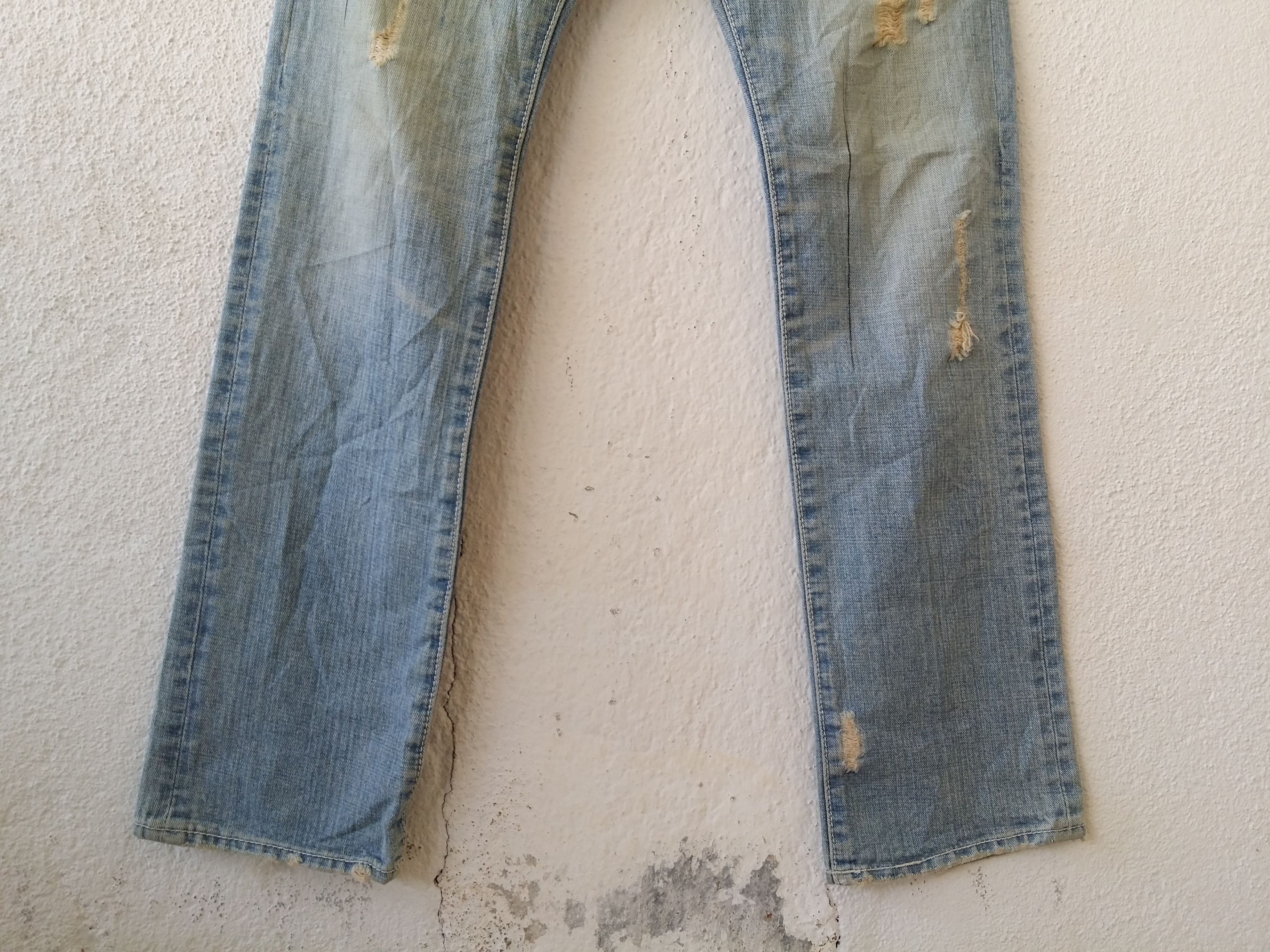 Boycott Japanese Brand Boycott Distressed Washed Ripped Style Size US 34 / EU 50 - 8 Thumbnail
