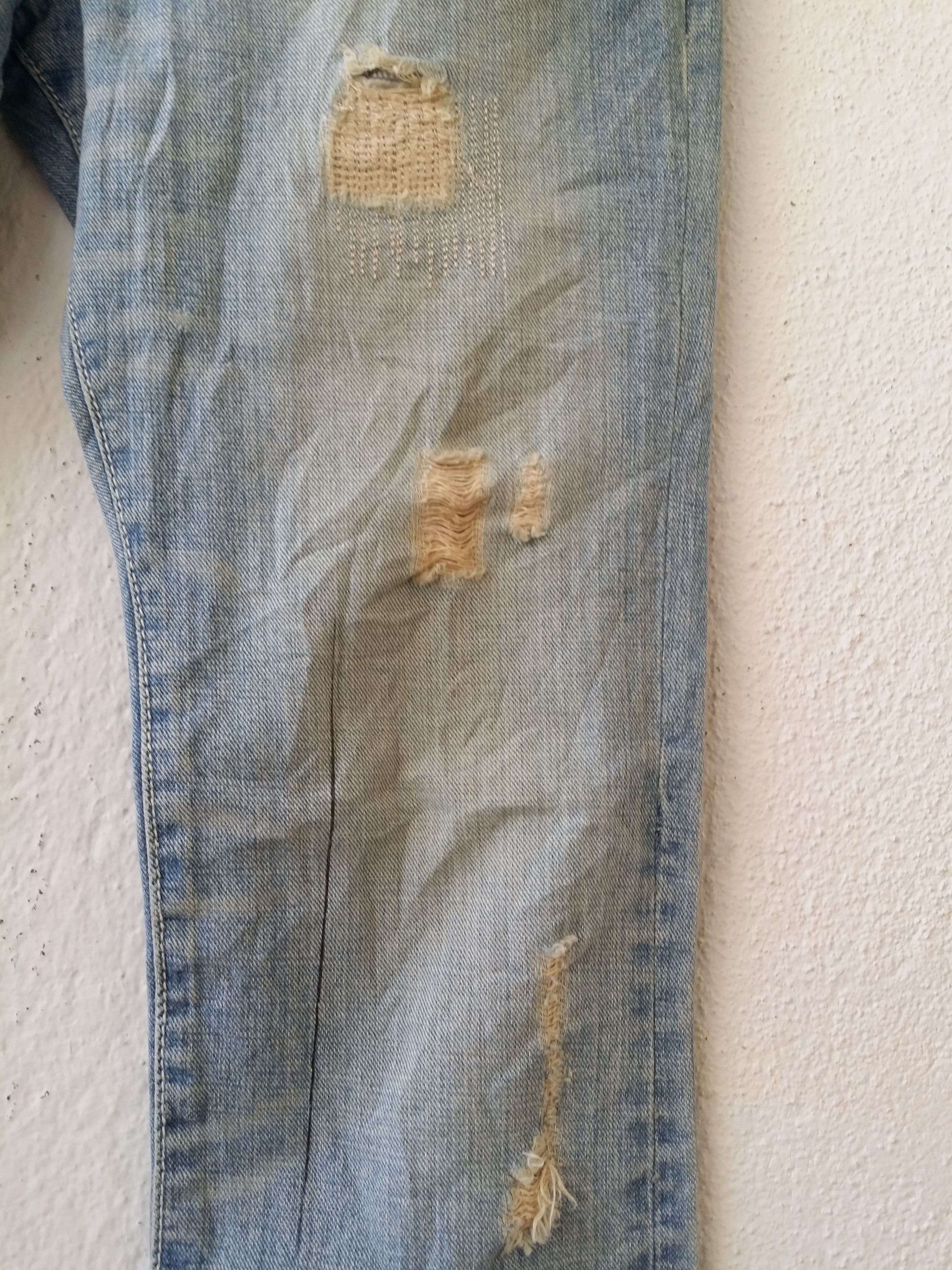 Boycott Japanese Brand Boycott Distressed Washed Ripped Style Size US 34 / EU 50 - 7 Thumbnail
