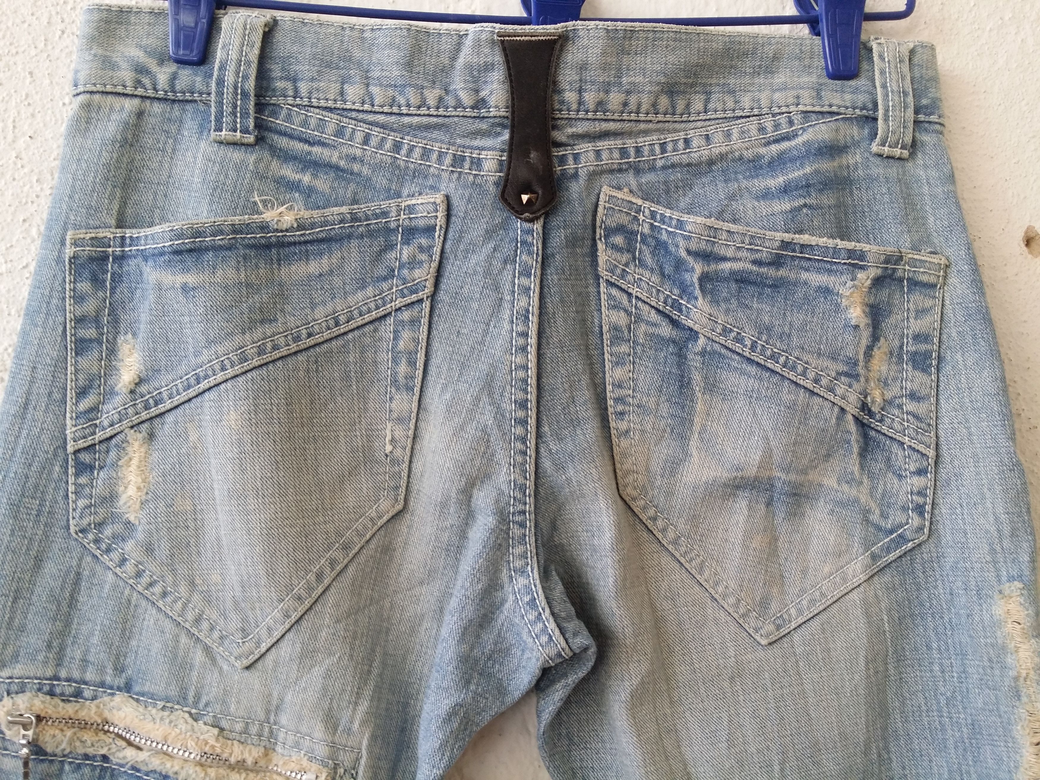 Boycott Japanese Brand Boycott Distressed Washed Ripped Style Size US 34 / EU 50 - 9 Thumbnail