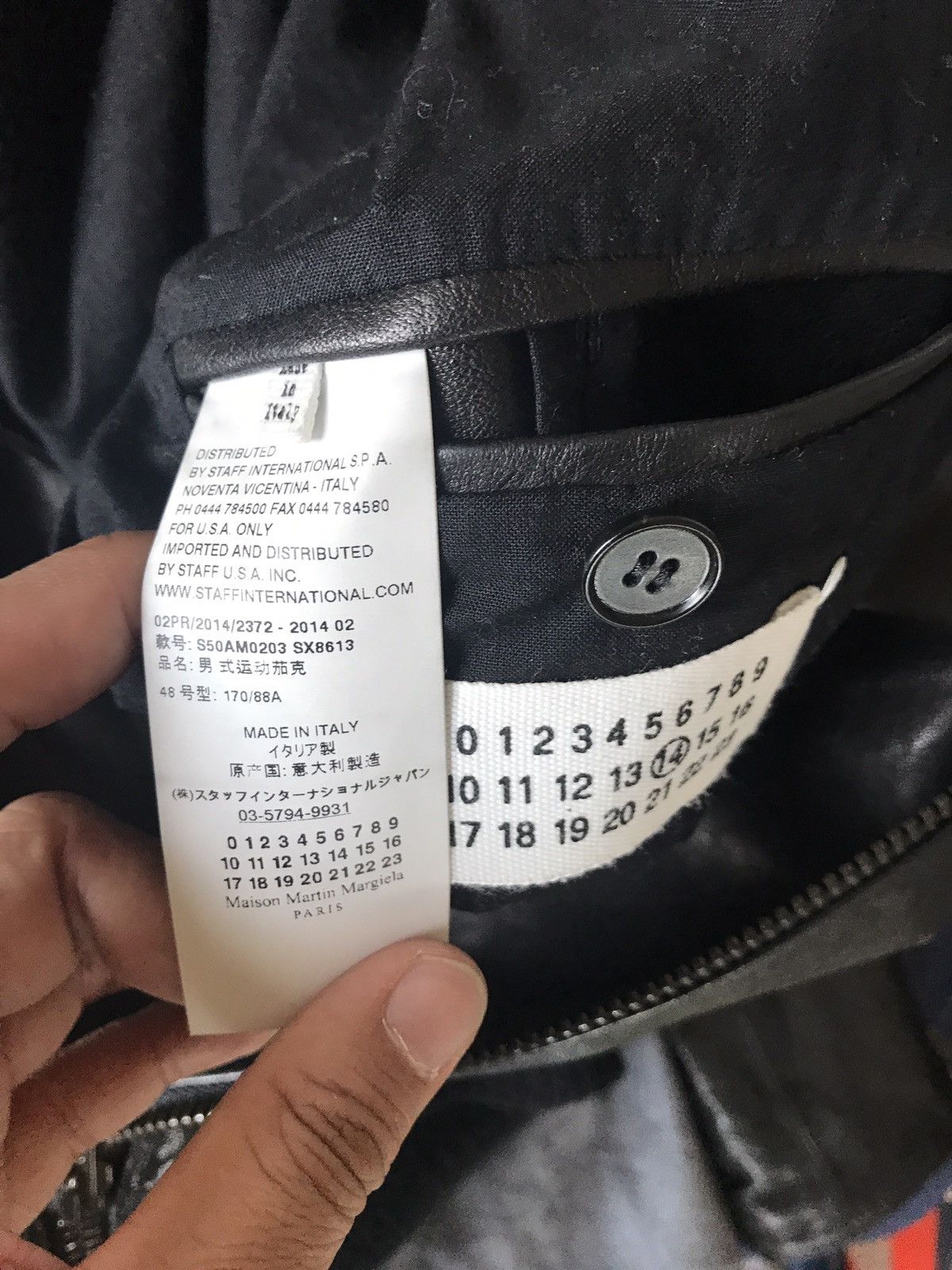 Maison Margiela Leather Double Rider Moto Biker Jacket Size US M / EU 48-50 / 2 - 3 Thumbnail