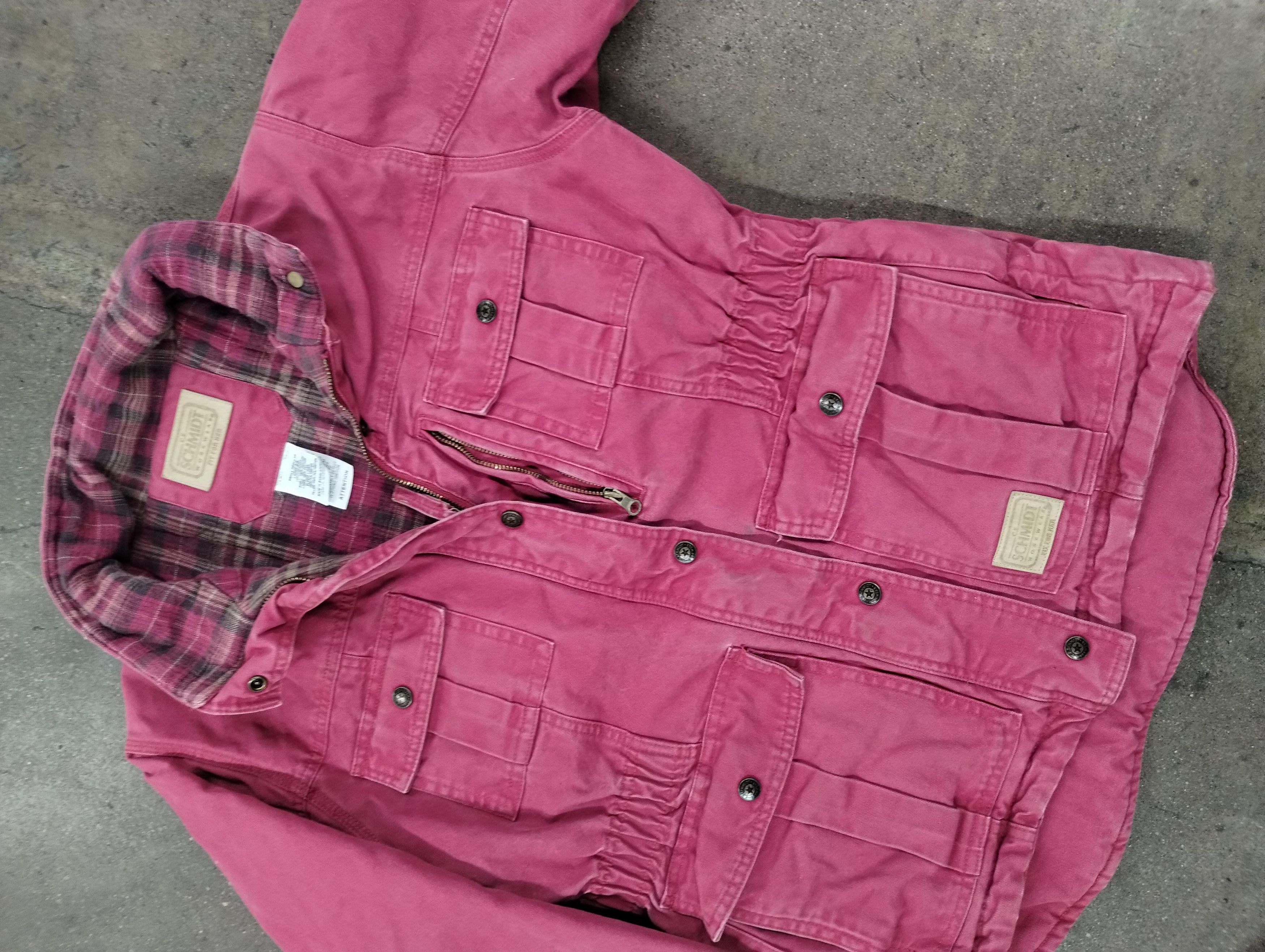 Vintage Vintage Schmidt Flannel Lined Chore Coat Size US S / EU 44-46 / 1 - 2 Thumbnail