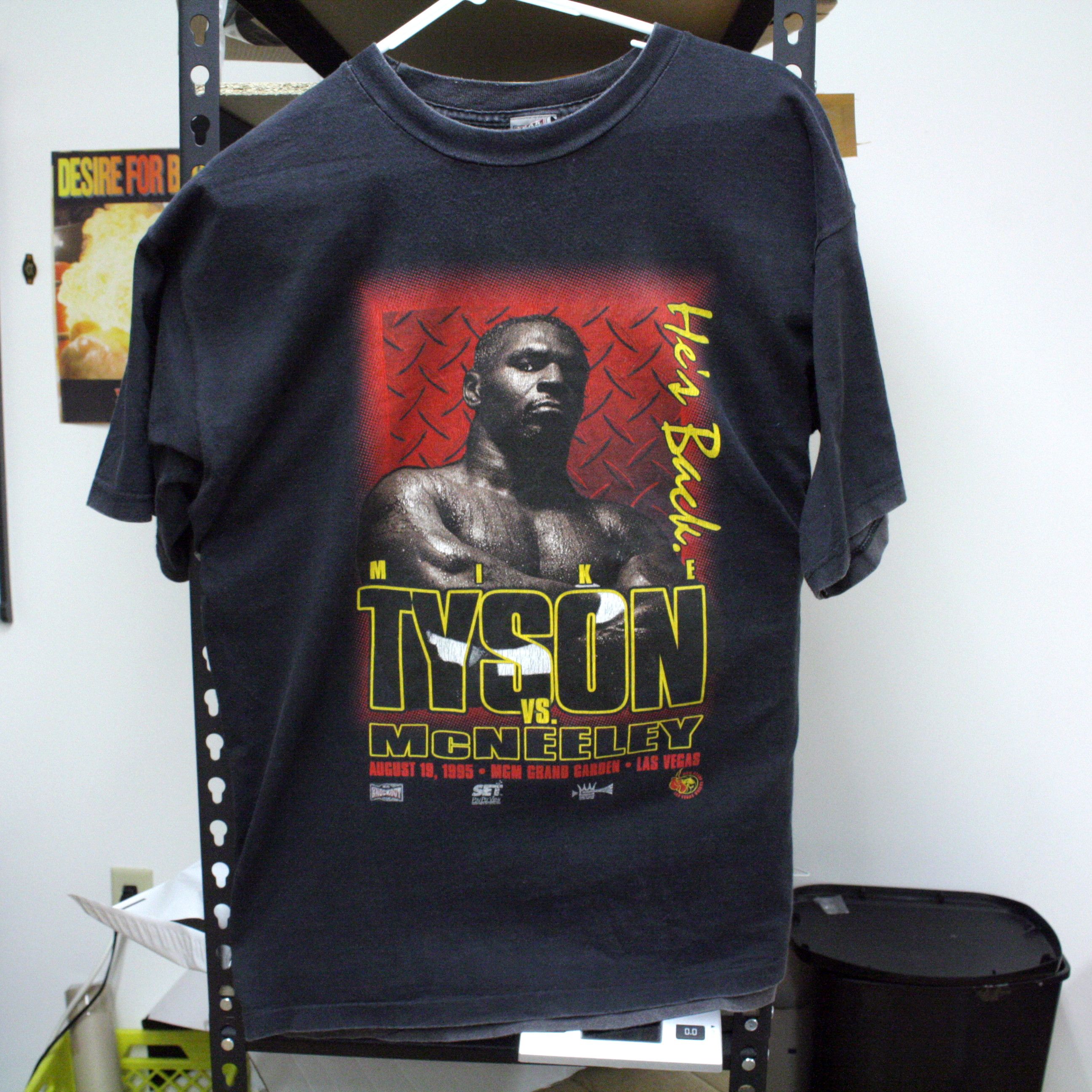 Vintage 1990’s Mike Tyson vs Peter McNeely Boxing Parking Lot selling T-Shirt