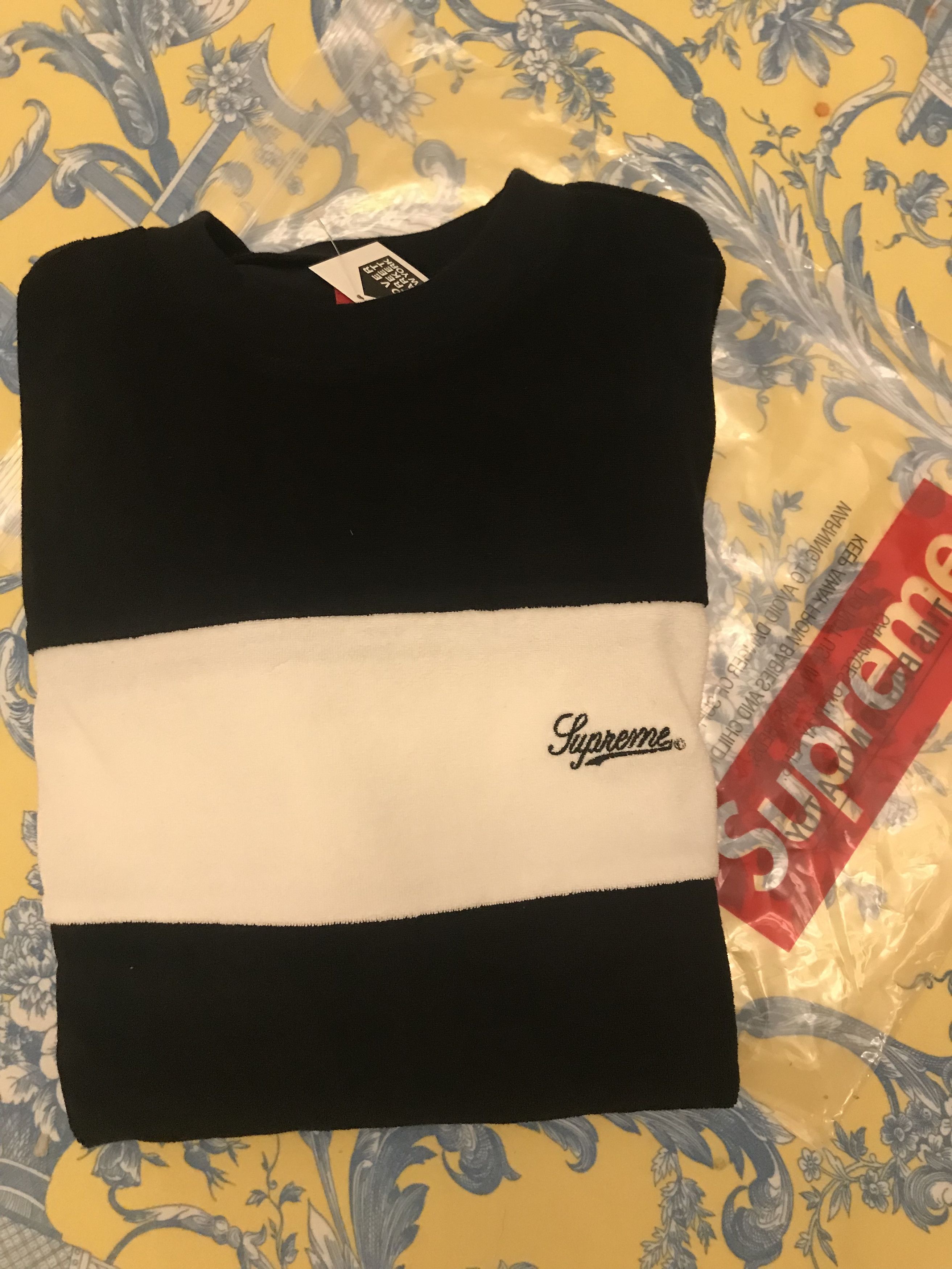 Supreme Chest Stripe Terry Top | Grailed 
