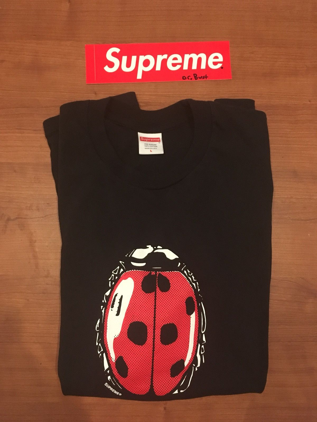 Tシャツ・カットソー Supreme Ladybug Tee WEEK 6 SS 18 Supreme Ladybug Tee White Men's - SS18 - US
