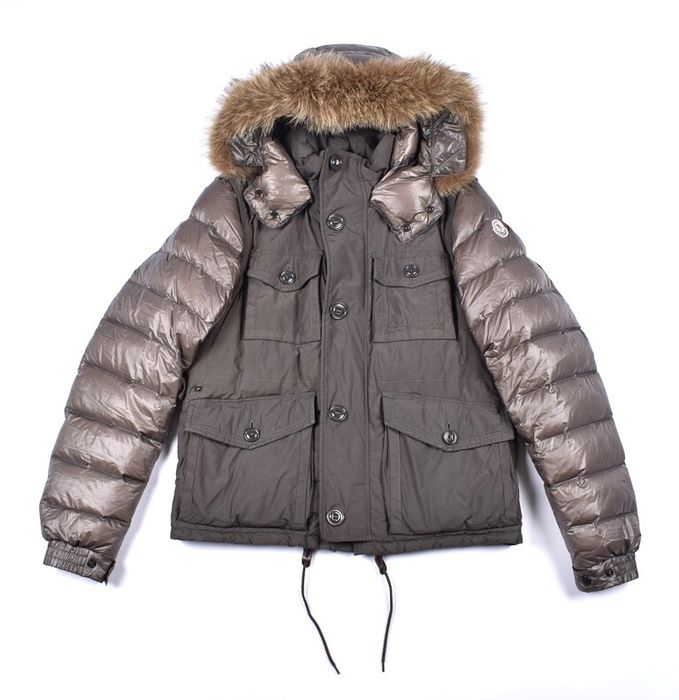 Moncler Moncler Bienvenu Men Down Hooded Jacket Coat With Real Fur