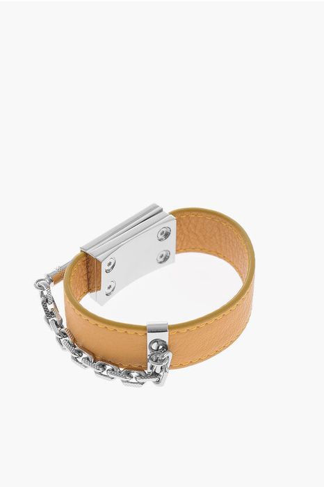 Amiri Leather JAX Bracelet | Grailed