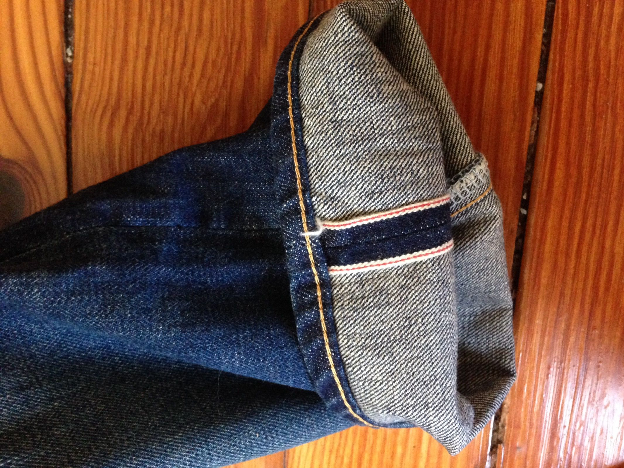 Comme des Garcons Selvedge Leopard Patchwork Flannel Slim Blue Denim Size US 30 / EU 46 - 6 Thumbnail
