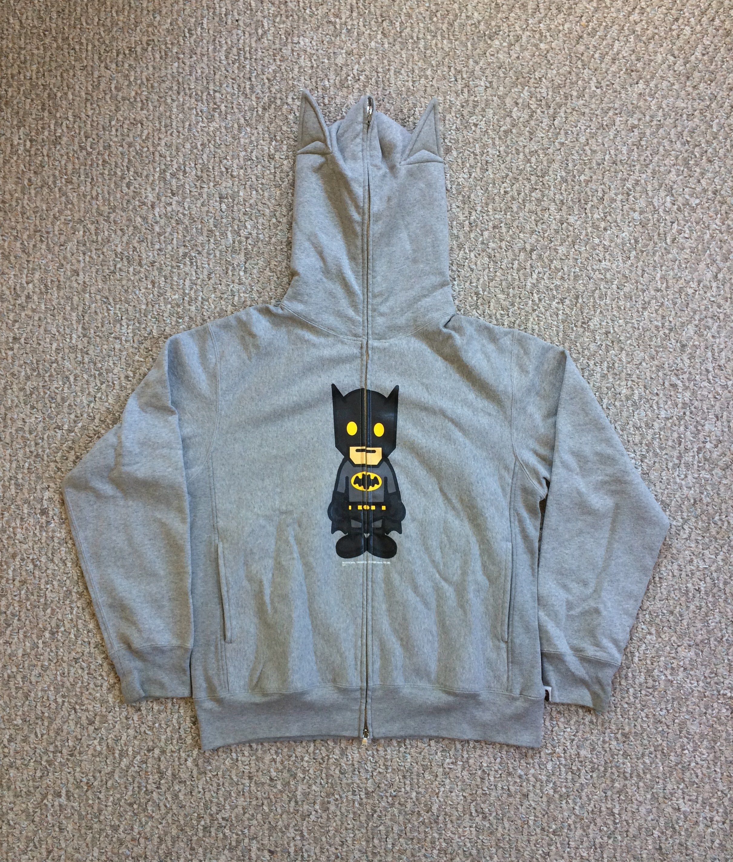 Bape batman hoodie with ears shop