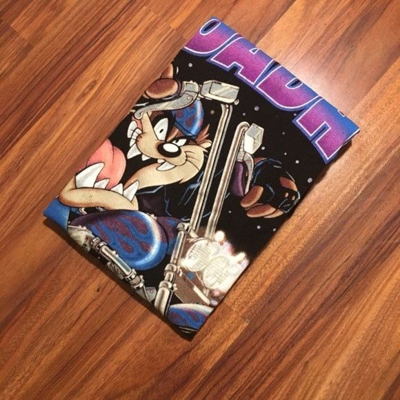 Vintage × Warner Bros Vintage Warner Bros. Looney Tunes Tazmanian Devil T-Shirt Size US L / EU 52-54 / 3 - 3 Thumbnail