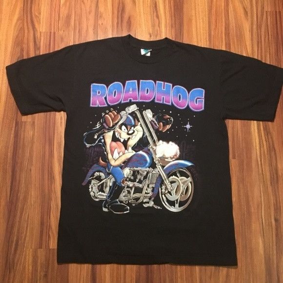 Vintage × Warner Bros Vintage Warner Bros. Looney Tunes Tazmanian Devil T-Shirt Size US L / EU 52-54 / 3 - 1 Thumbnail
