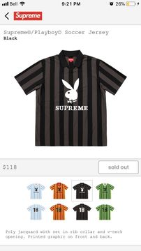 Playboy Supreme Soccer Jersey | Grailed