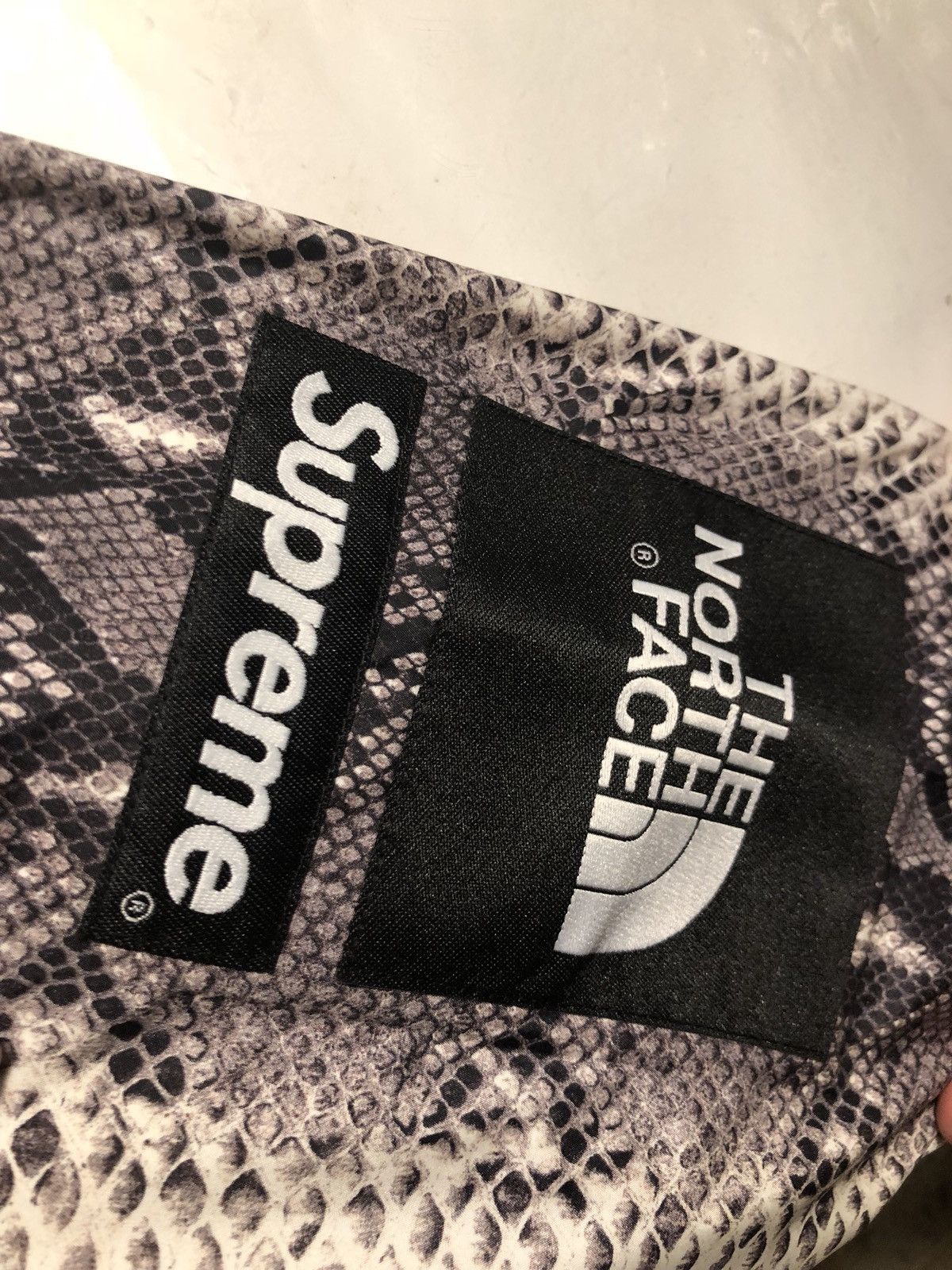 Supreme Supreme 18ss the north face snake skin jacket | Grailed