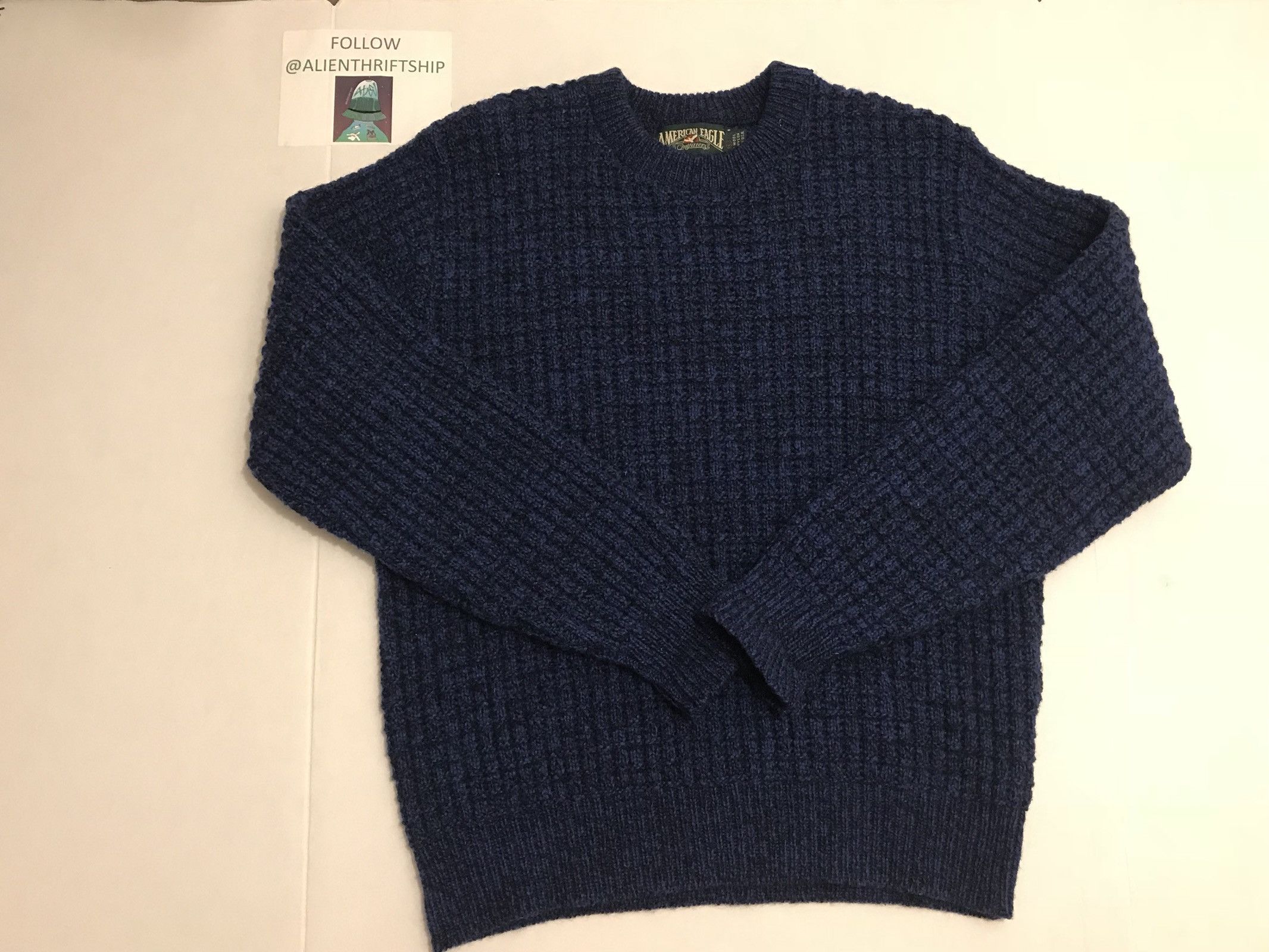 American Eagle Outfitters Vintage AMERICAN EAGLE Wool Sweater Made in