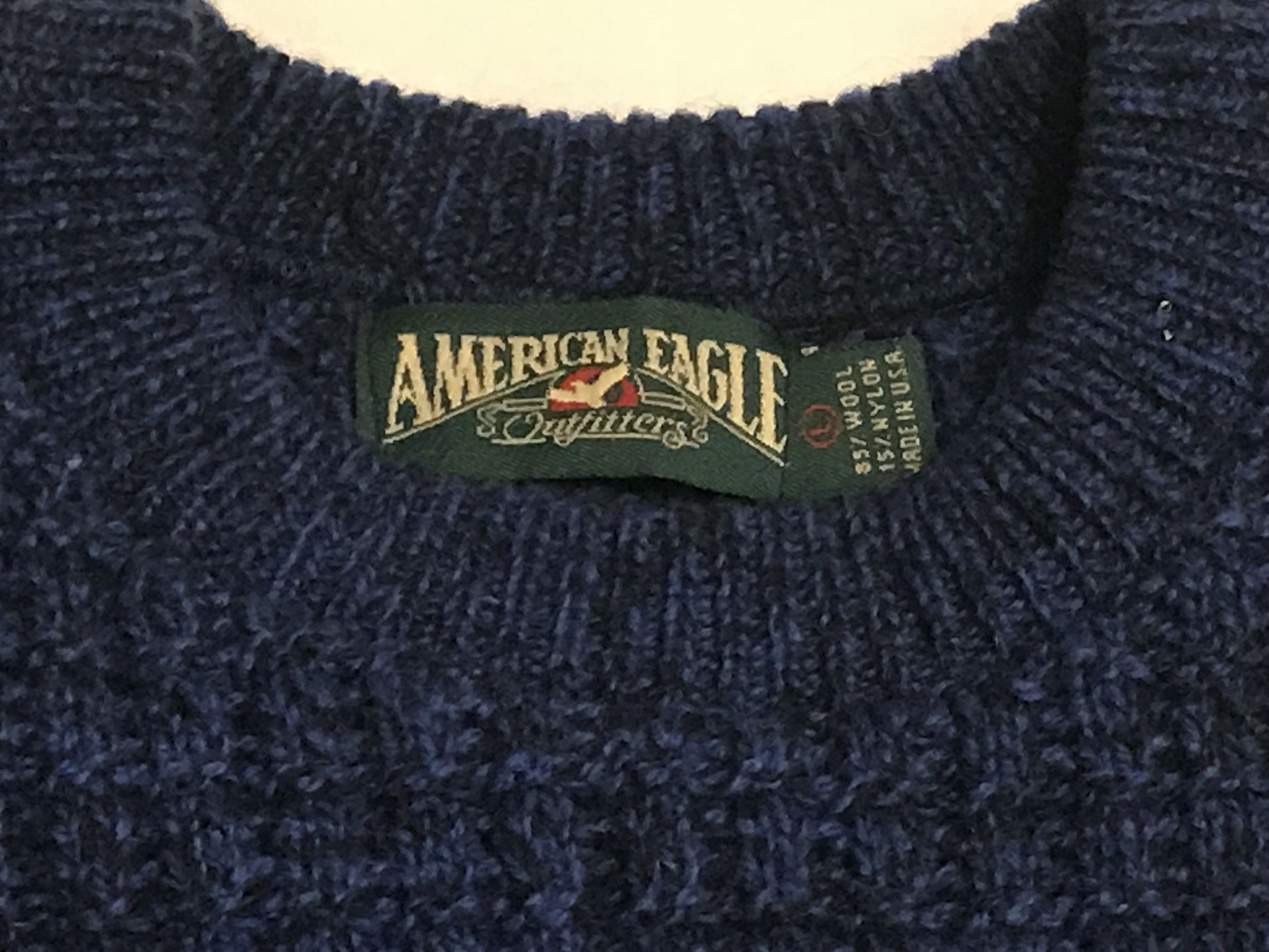 American Eagle Outfitters Vintage AMERICAN EAGLE Wool Sweater Made in