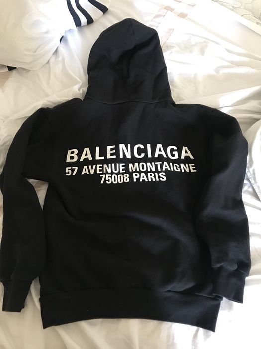 Balenciaga Balenciaga New Logo Out Hoodie Grailed