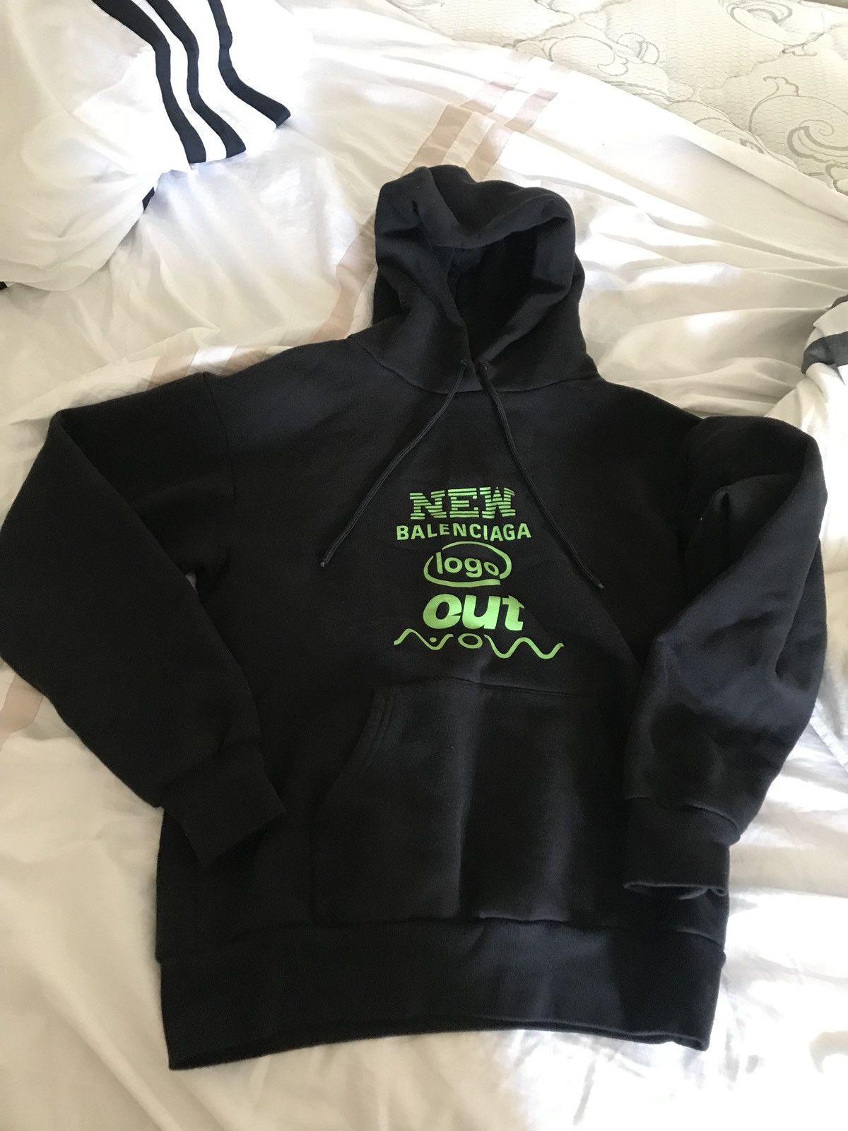 Balenciaga Balenciaga New Logo Out Hoodie Grailed