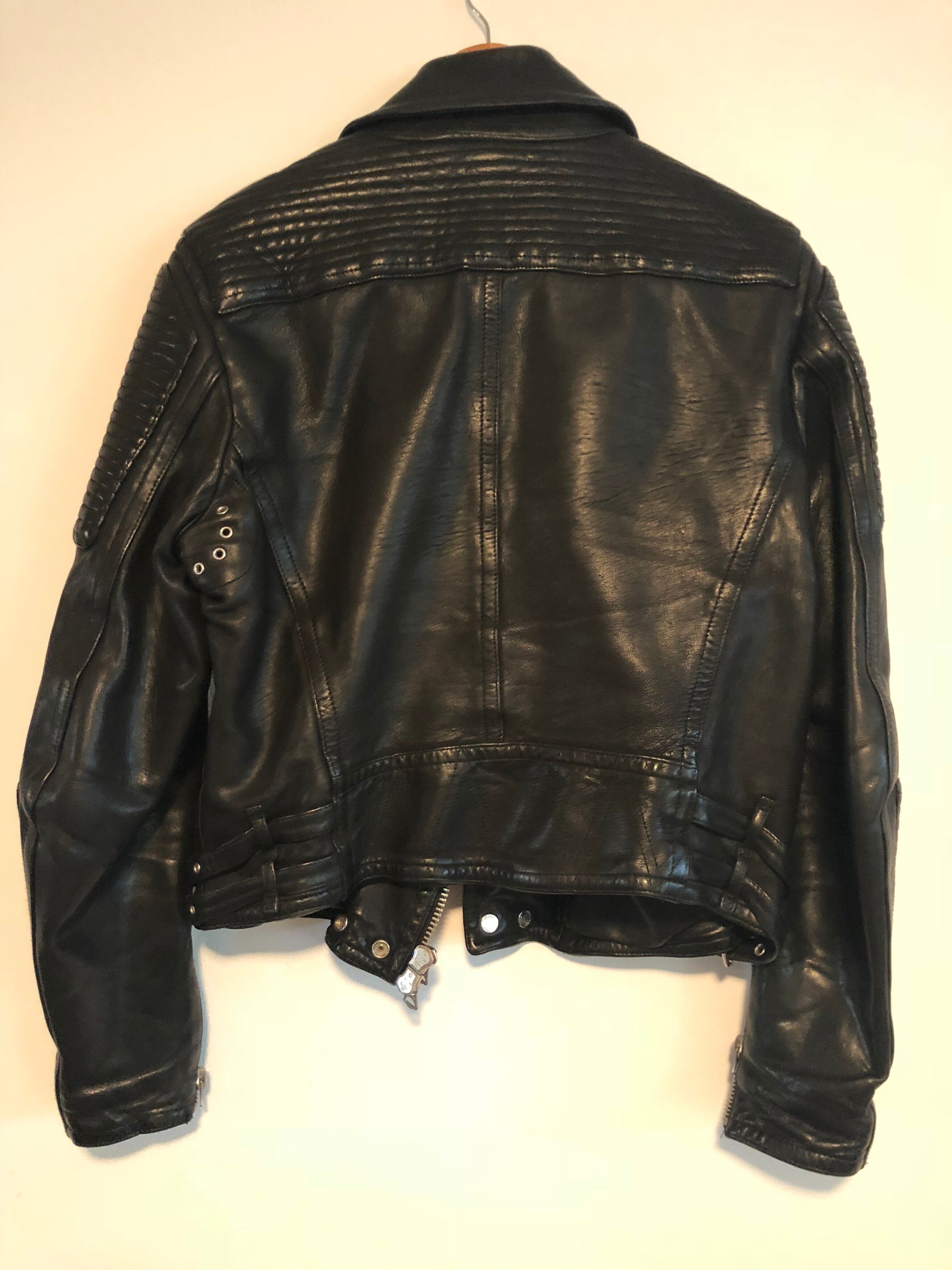 Burberry Super Rare Burberry Brit Leather Biker Jacket! Size US M / EU 48-50 / 2 - 2 Preview