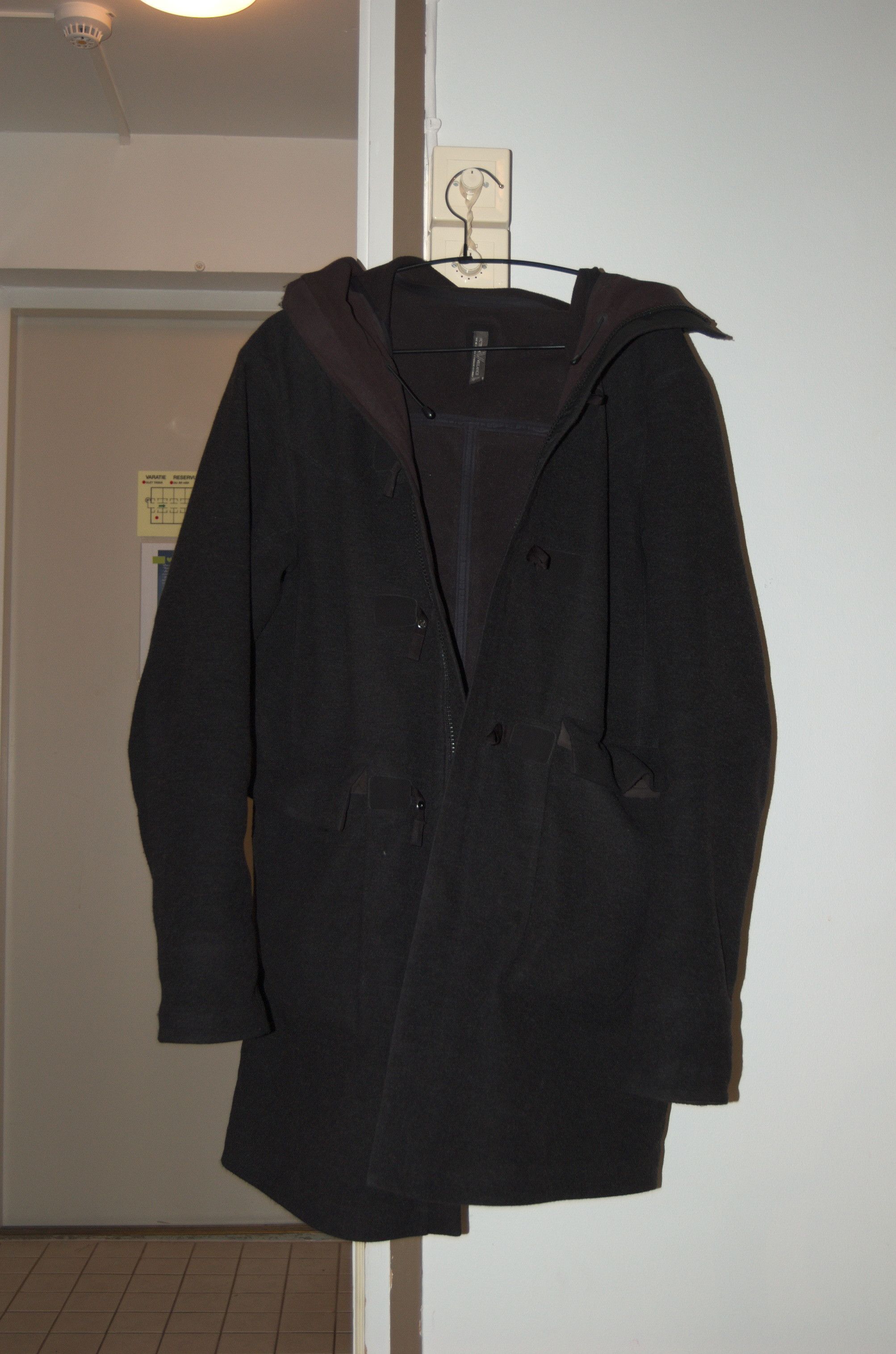 Tech Wool Duffle coat