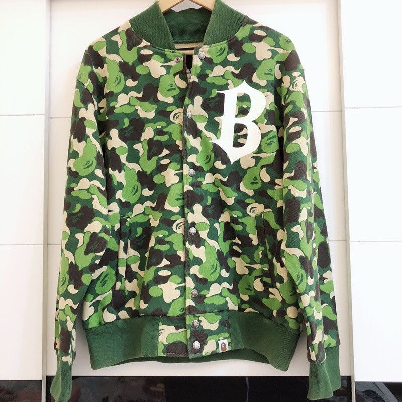 Camo Military Bape Letterman Jacket Bape Camo Bomber Jacket A