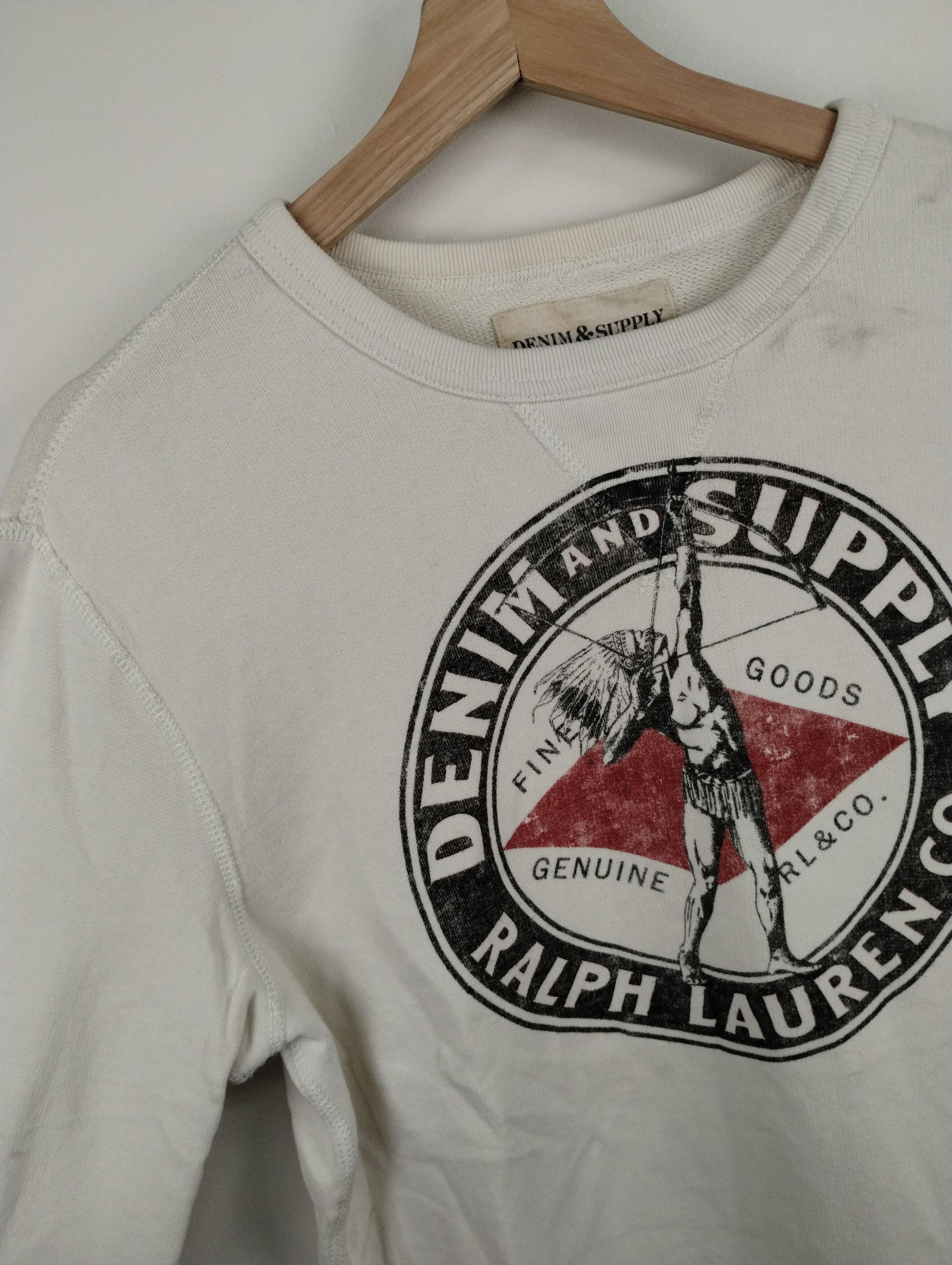 Polo Ralph Lauren × Vintage Vintage Ralph Lauren Denim And Supply Sweater Size US M / EU 48-50 / 2 - 2 Thumbnail