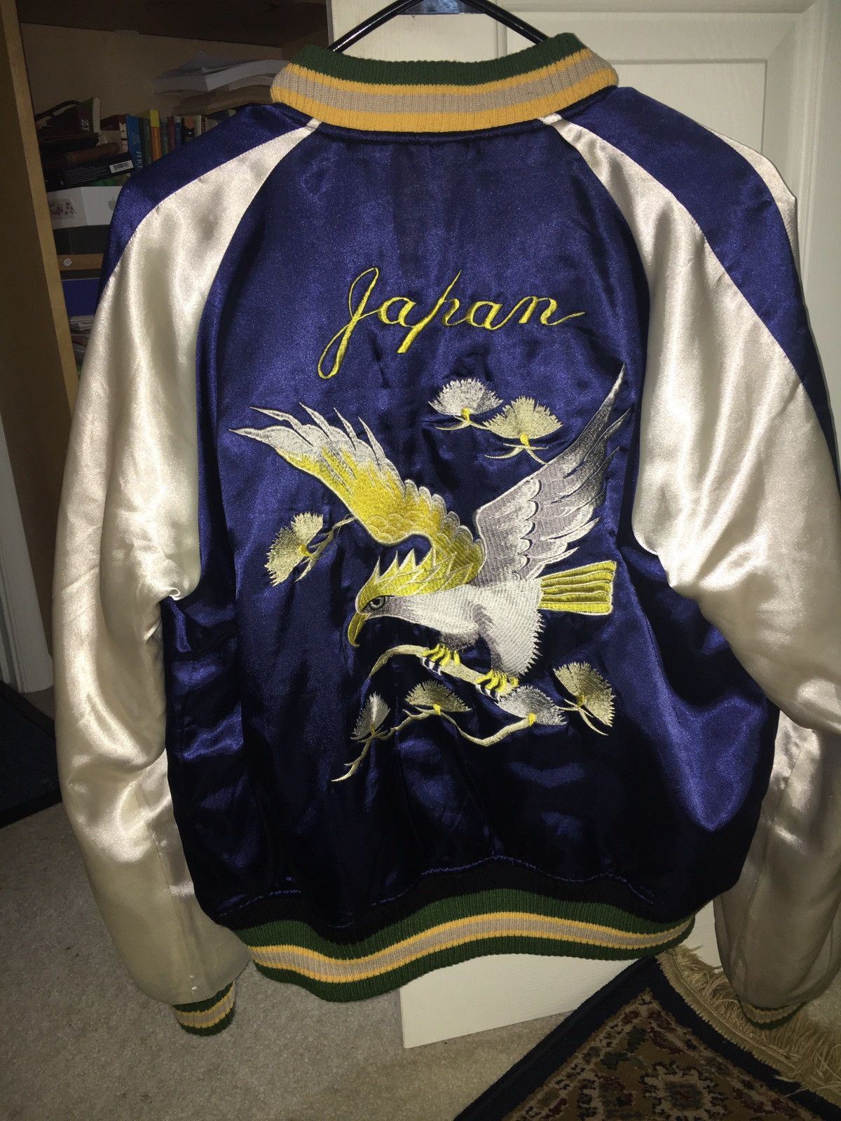 JAPANESQUE Eagle, Dragon, Japan Map Reversible Sukajan
