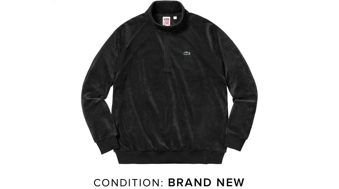 LACOSTE Velour Half-Zip Track Top - spring summer 2018 - Supreme