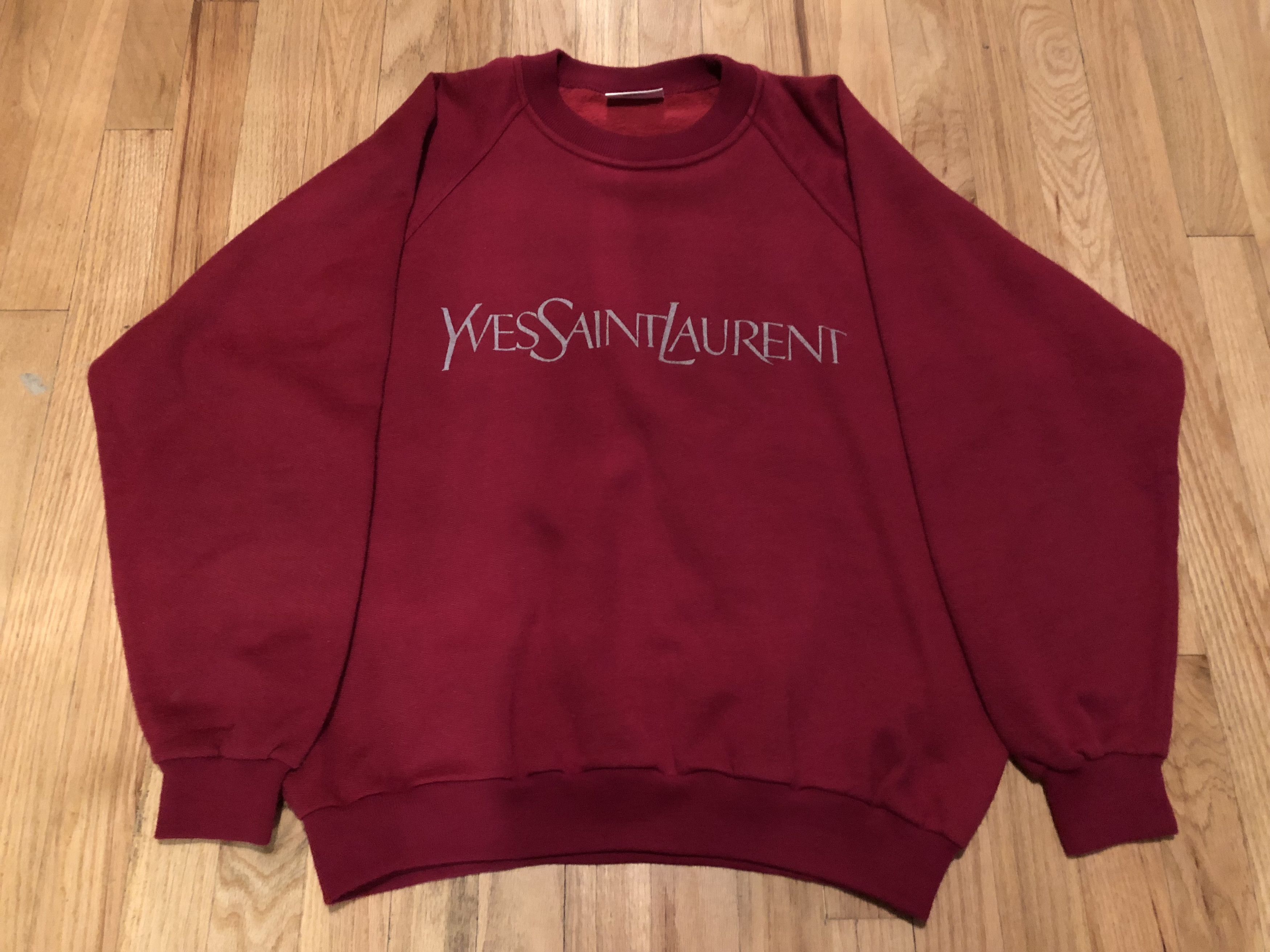 Yves saint laurent outlet vintage sweatshirt