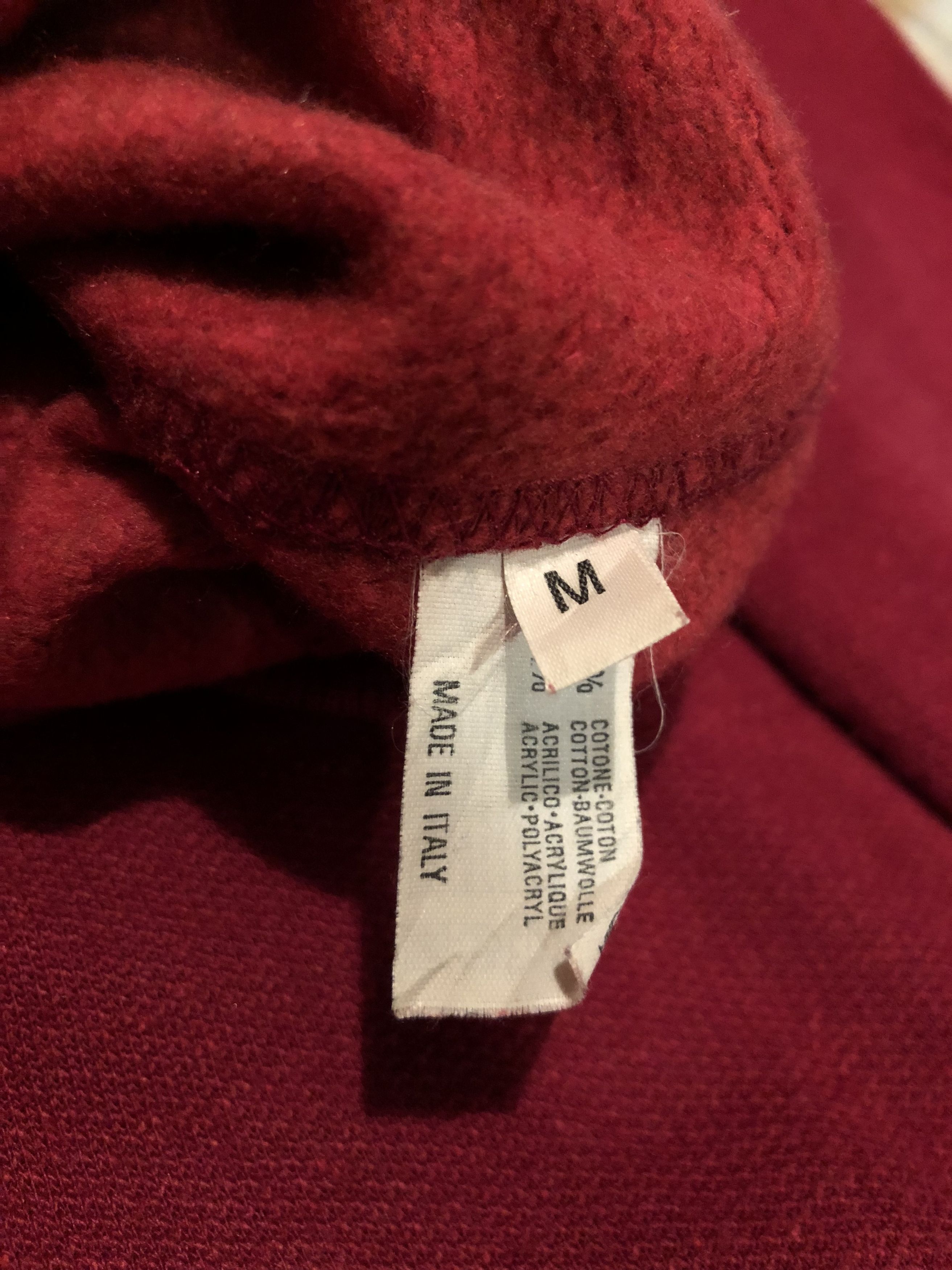 Yves Saint Laurent YSL Vintage Sweatshirt Red Script Size US M / EU 48-50 / 2 - 4 Thumbnail
