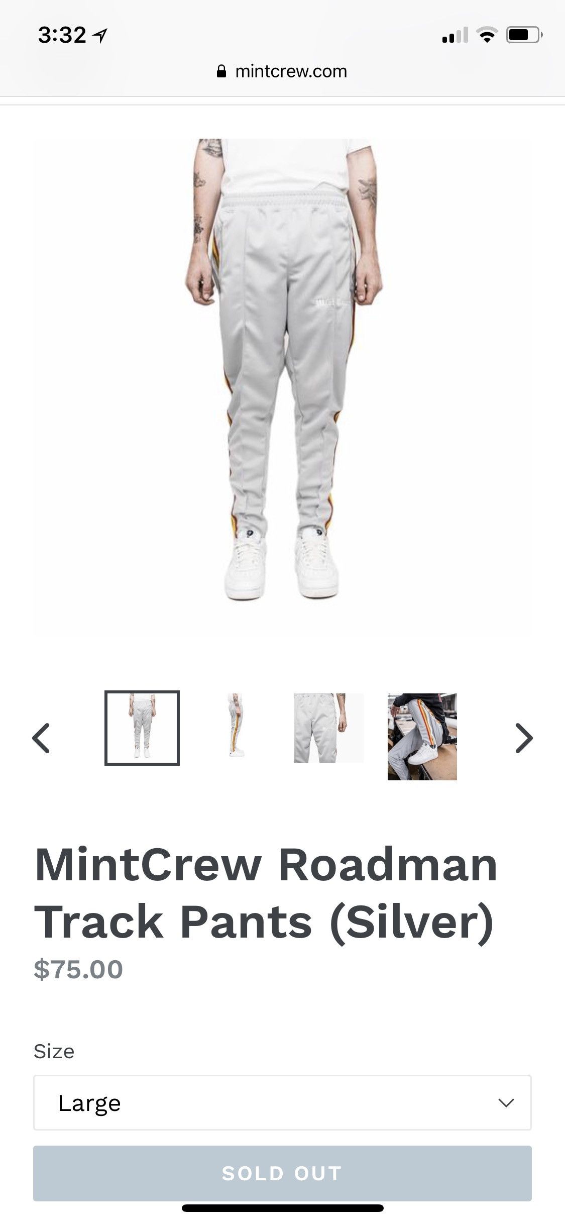 Mintcrew MintCrew Roadman Track Pants SOLD OUT | Grailed