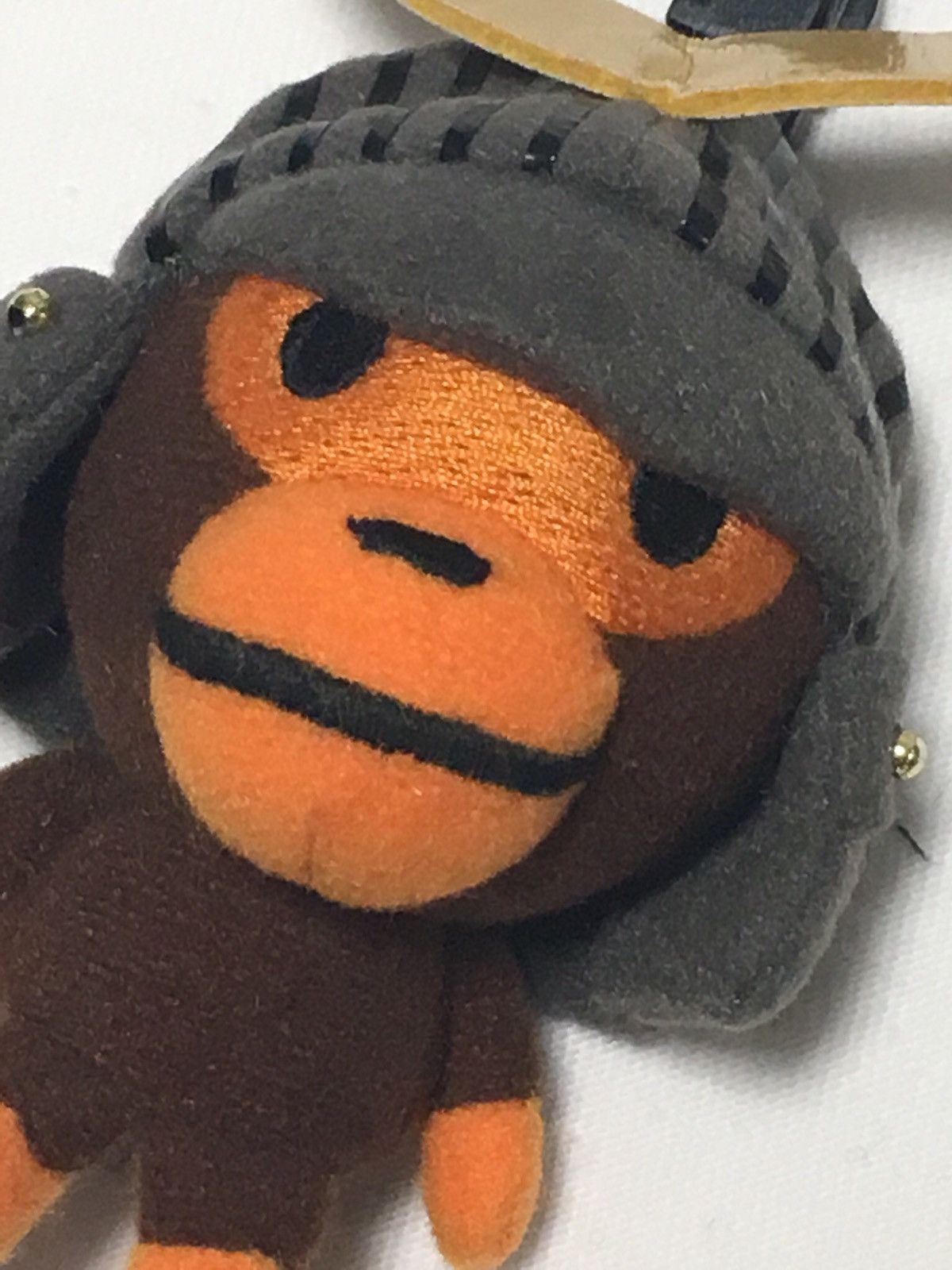 Bape × Nigo BAPE Baby Milo Plush Samurai Keychain - A