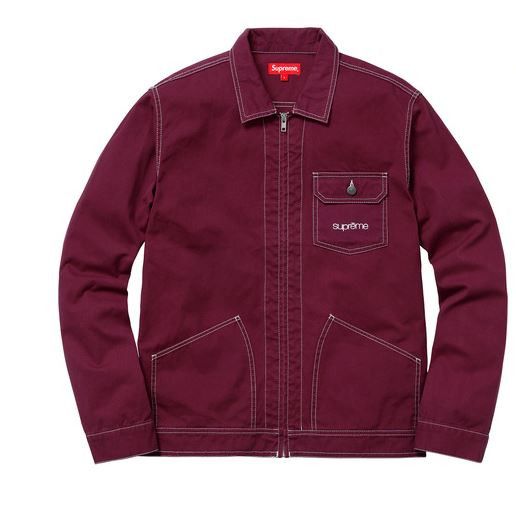 Supreme Supreme Contrast Stitch Work Jacket SS18 Week16 (Deadstock