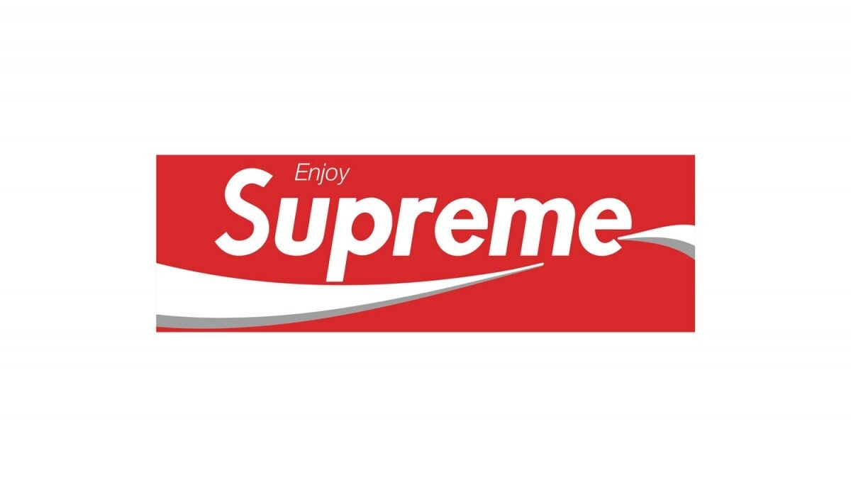 1997 Supreme Yellow Coca Cola Box Logo Tee