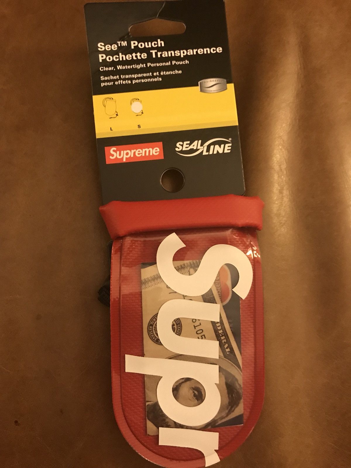 Supreme Supreme/SealLine See Pouch Red (Small) | Grailed