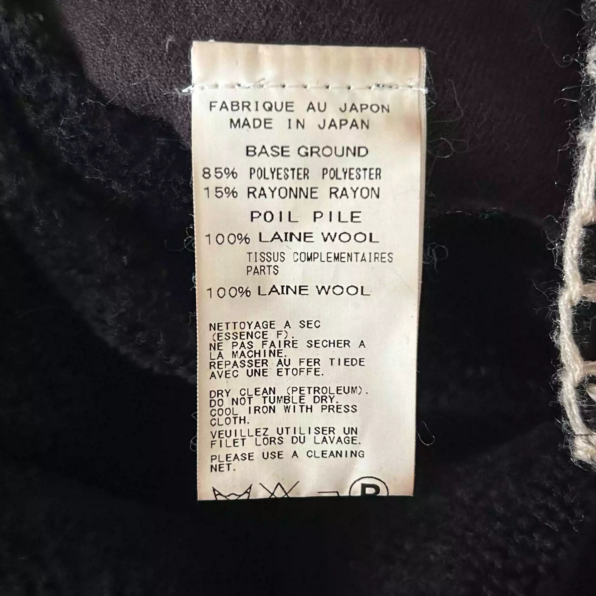 Yohji Yamamoto Yohji Yamamoto 12aw Hand-stitched Wool With Bright Thread Blazer Size US M / EU 48-50 / 2 - 6 Thumbnail