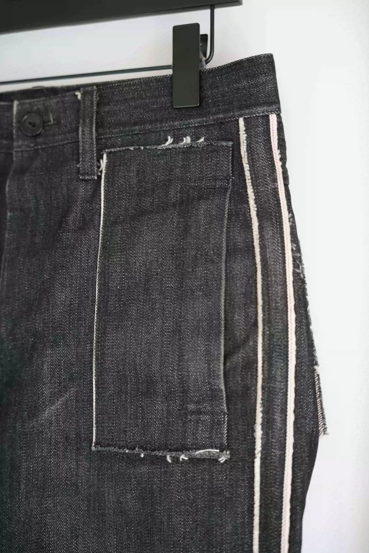 Yohji Yamamoto Yohji Yamamoto 15ss Ruffled Leather Jeans Size US 34 / EU 50 - 3 Thumbnail