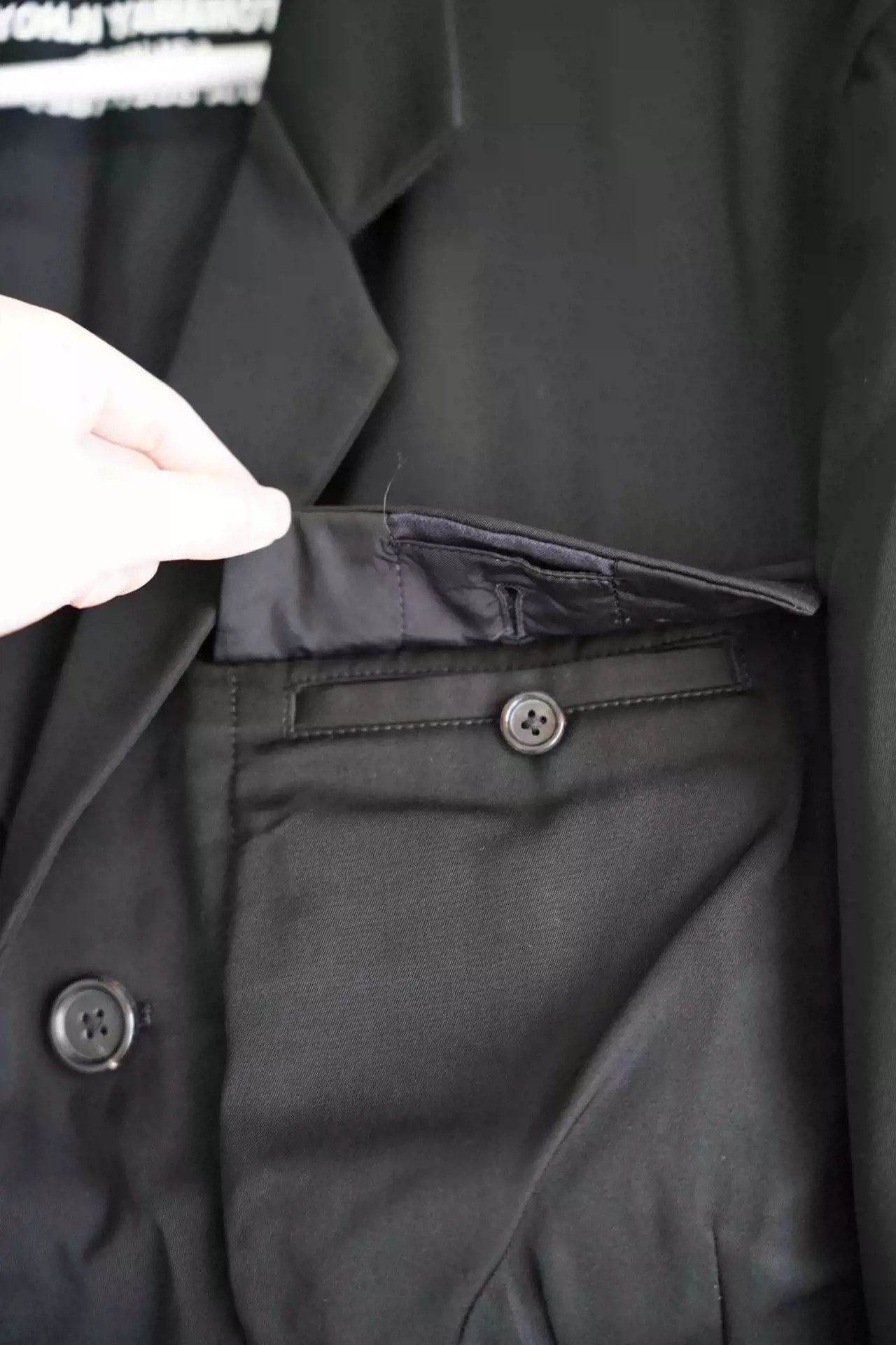Yohji Yamamoto Yohji Yamamoto 17aw Replica Multi-pocket Blazer Size US 34 / EU 50 - 5 Thumbnail