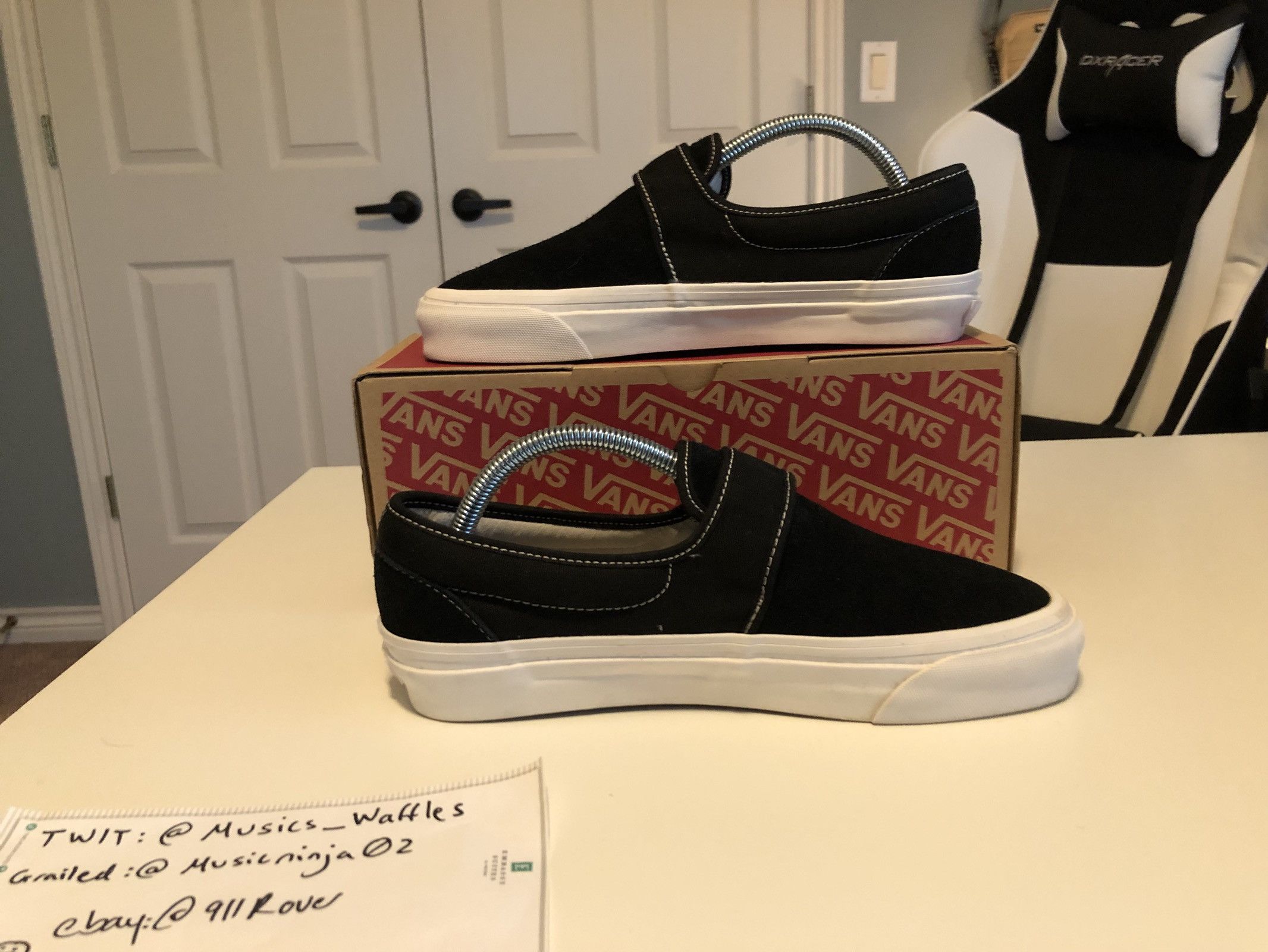 Fear of god vans maxfield best sale