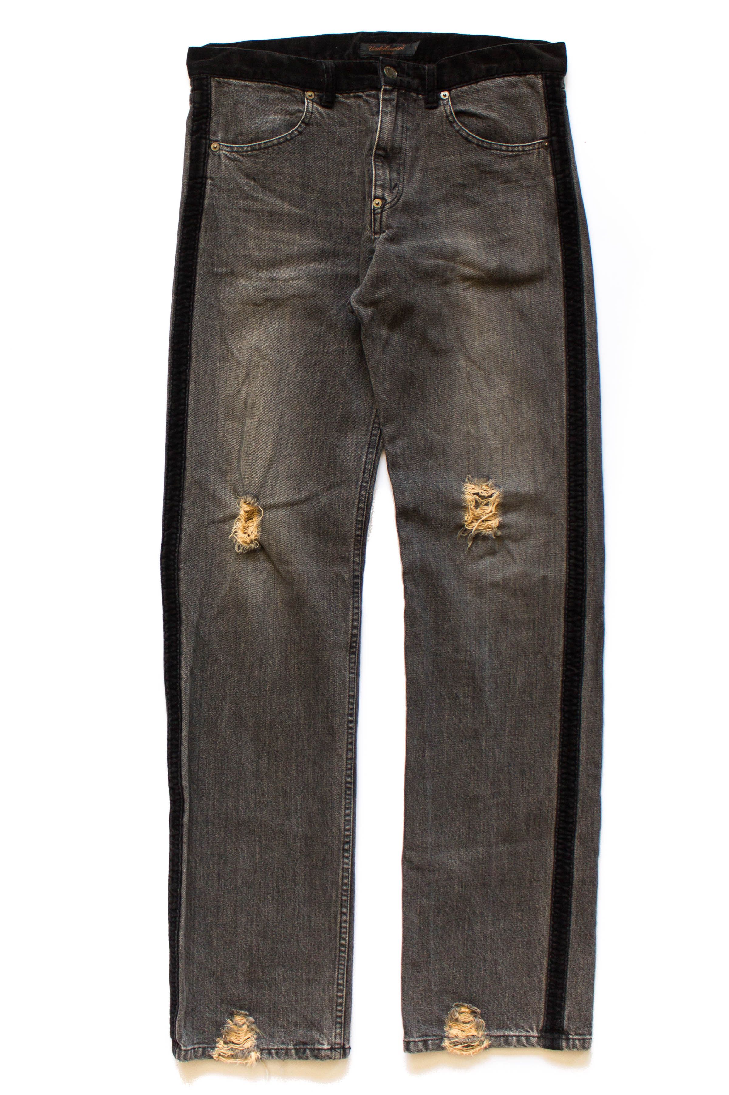 Undercover AW02 Velvet Side Stripe Denim | Grailed