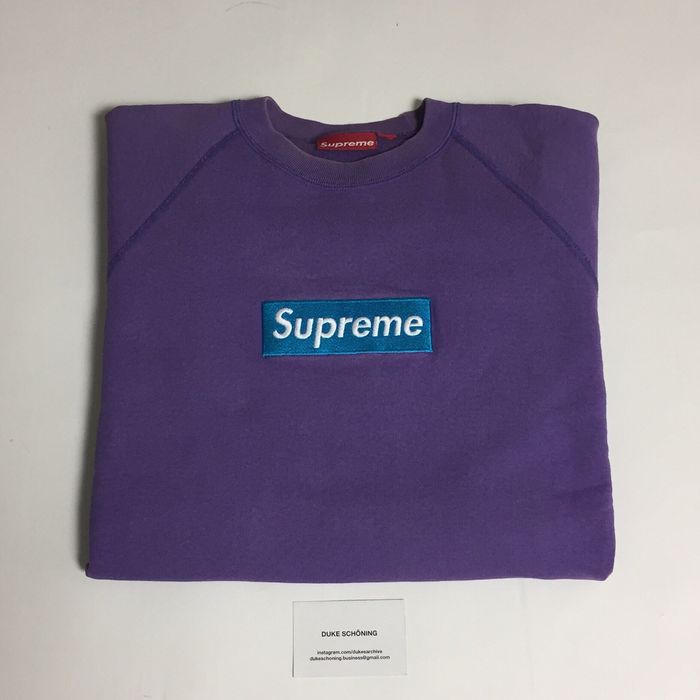 Teal on sale purple box logo