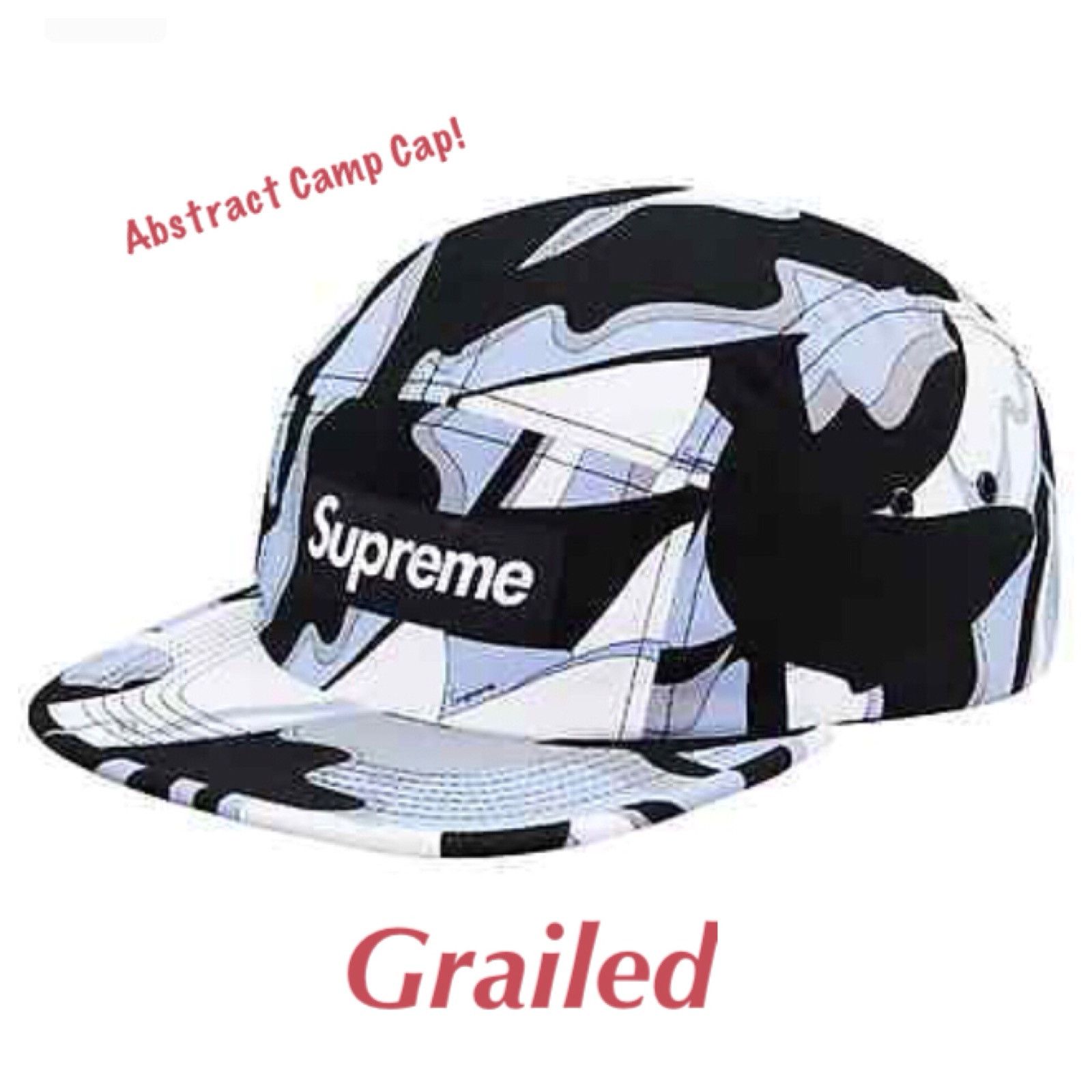 Supreme abstract sale camp cap