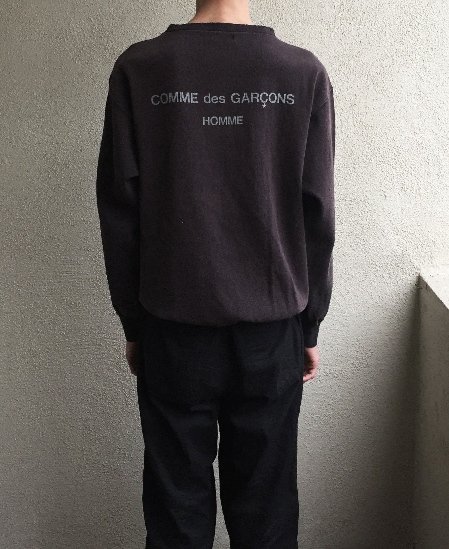 Grey Text Sweater