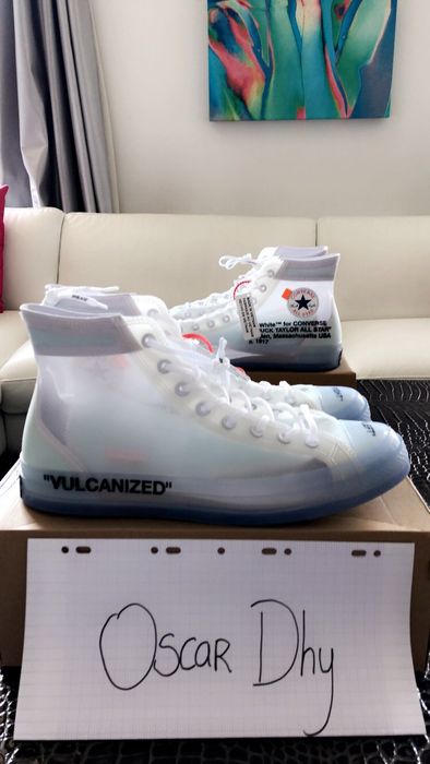 Converse x on sale off white grailed