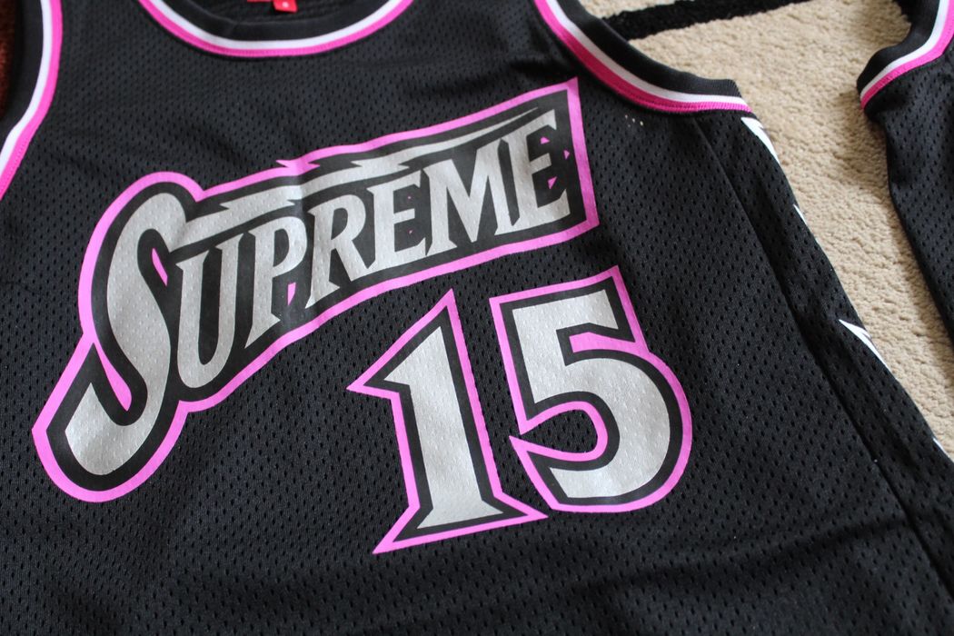 Supreme Supreme Bolt Basketball Jersey Black | Grailed