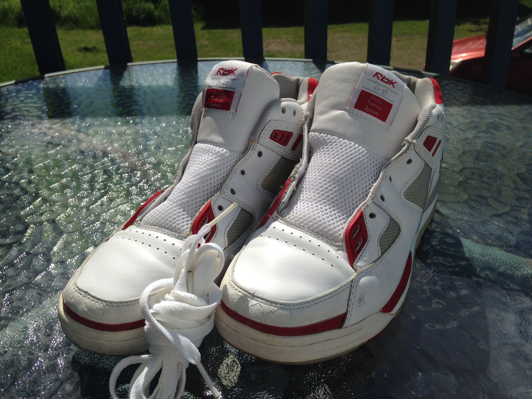 G Unit × Reebok *OFFER* Reebok G Unit G Xt White/red | Grailed