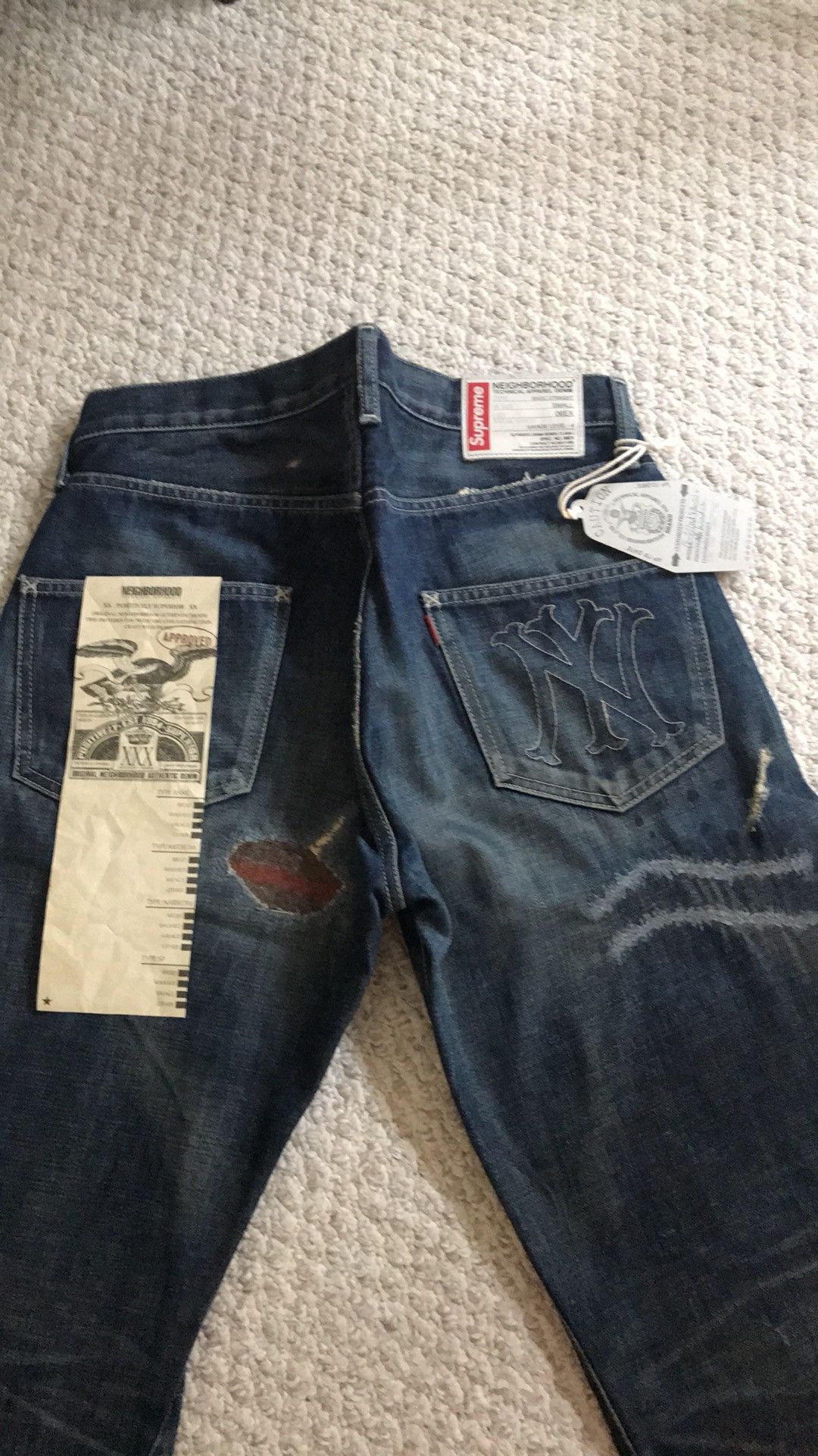 Neighborhood × Supreme Supreme x Neighborhood Savage level 4 Jeans